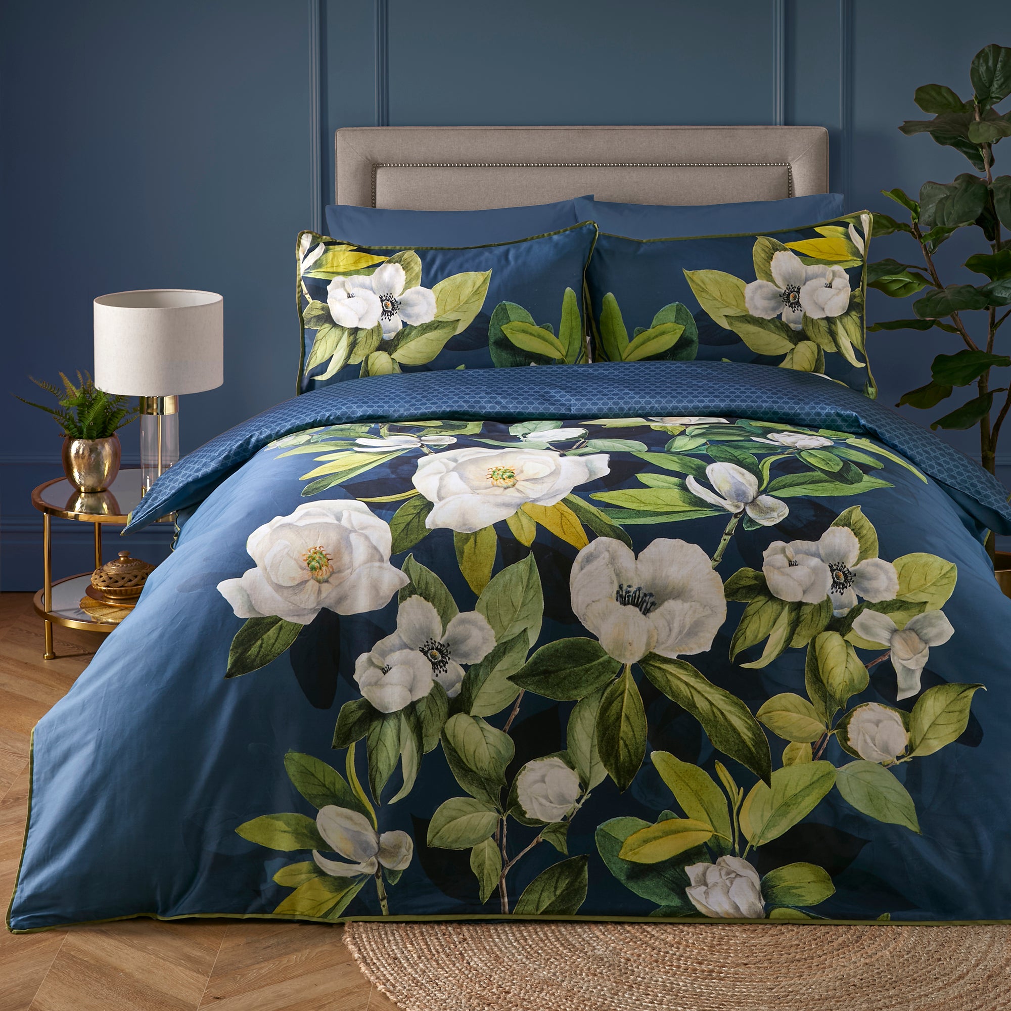 Duvet Cover Set Alaya by Soiree in Teal