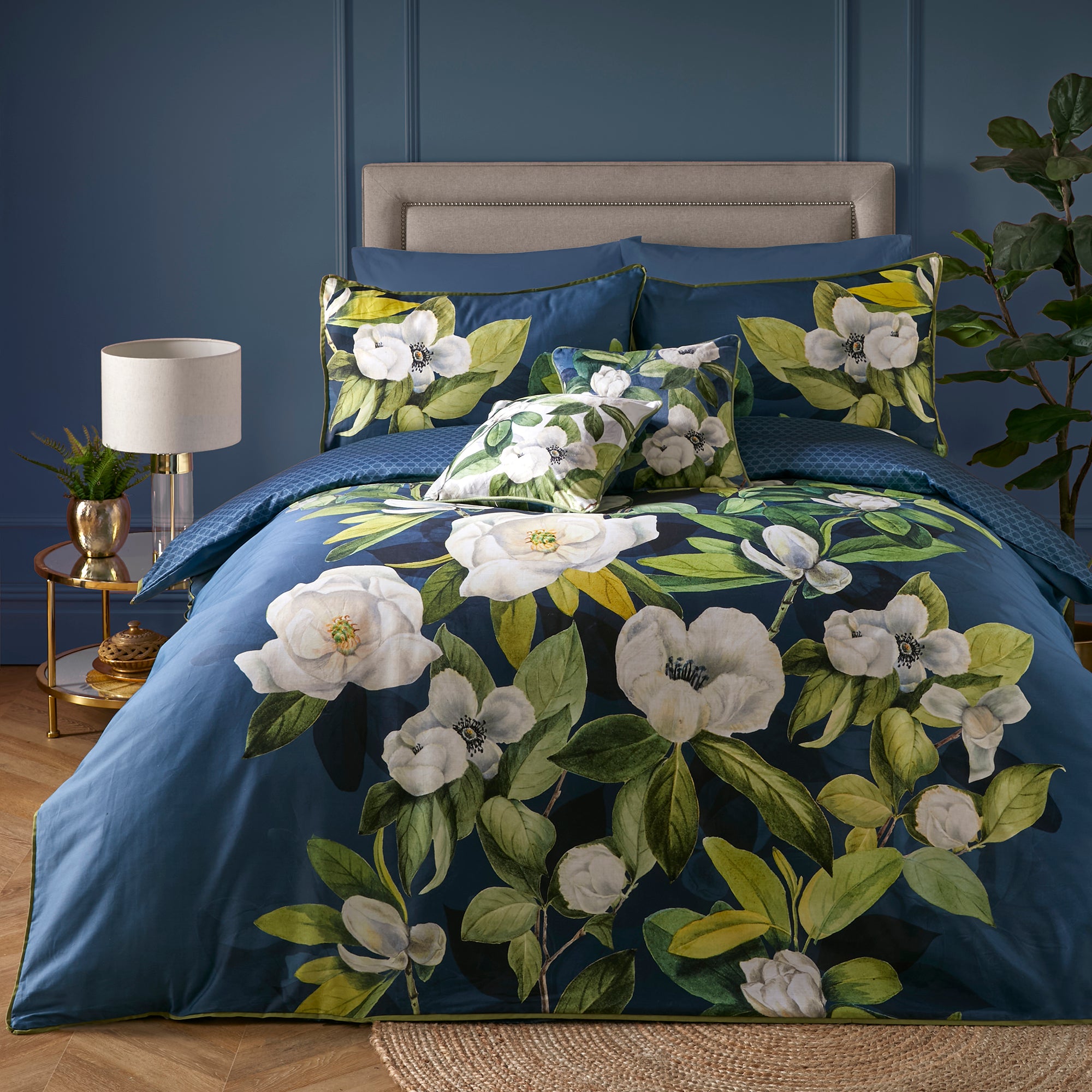 Duvet Cover Set Alaya by Soiree in Teal