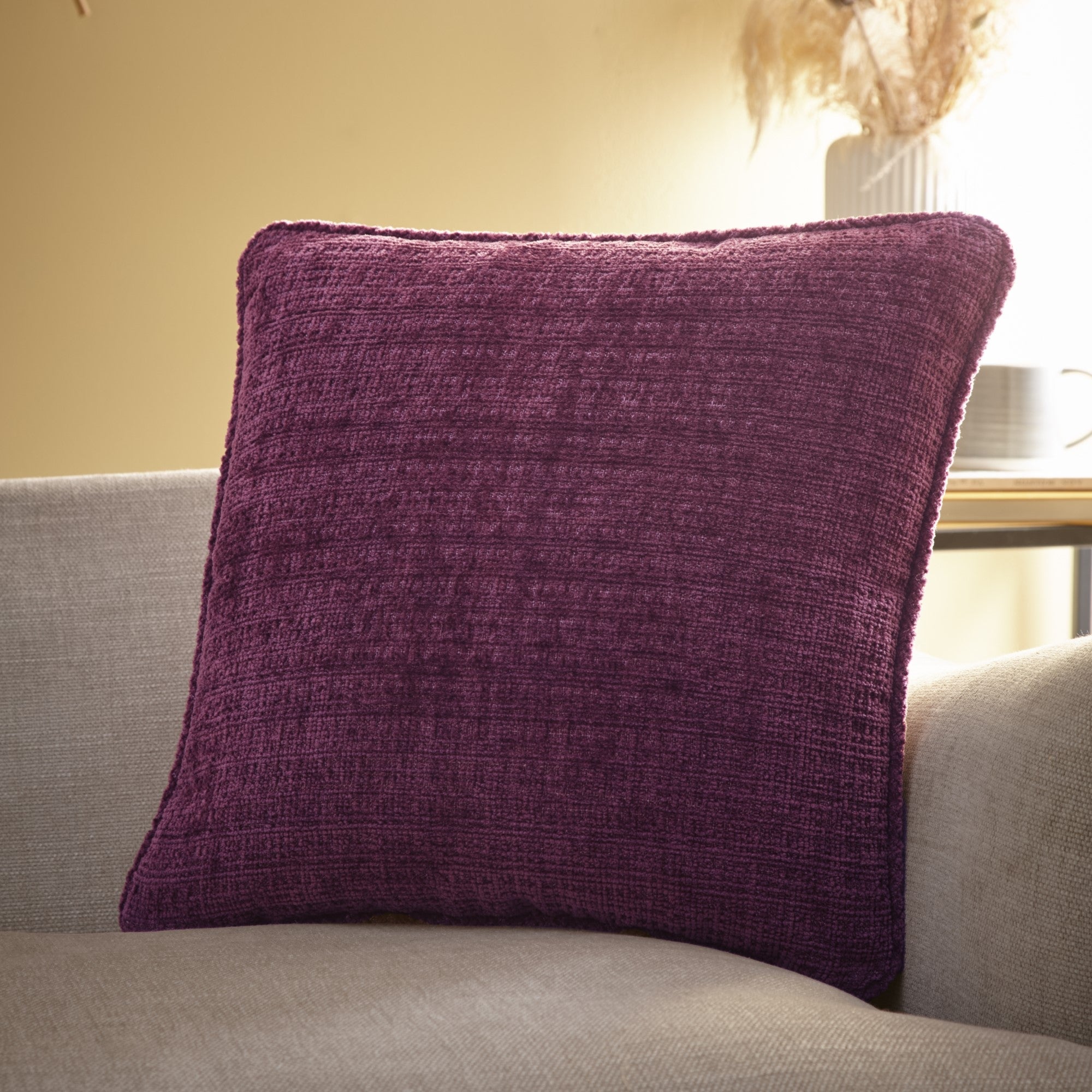 Cushion Alba by Appletree Loft in Wine