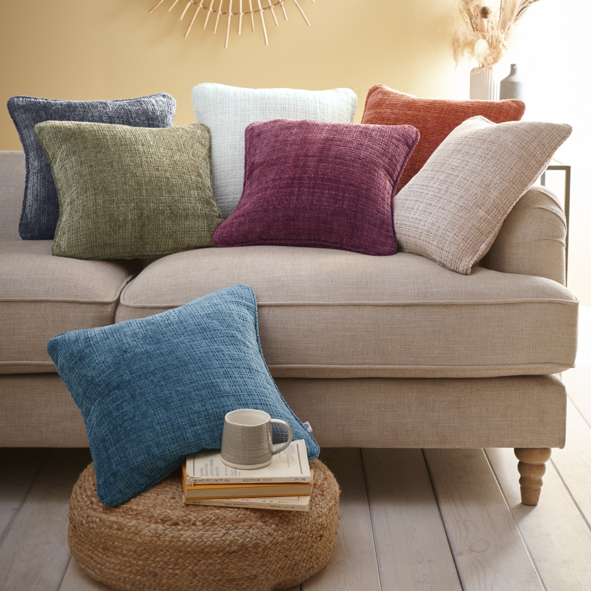 Cushion Alba by Appletree Loft in Terracotta