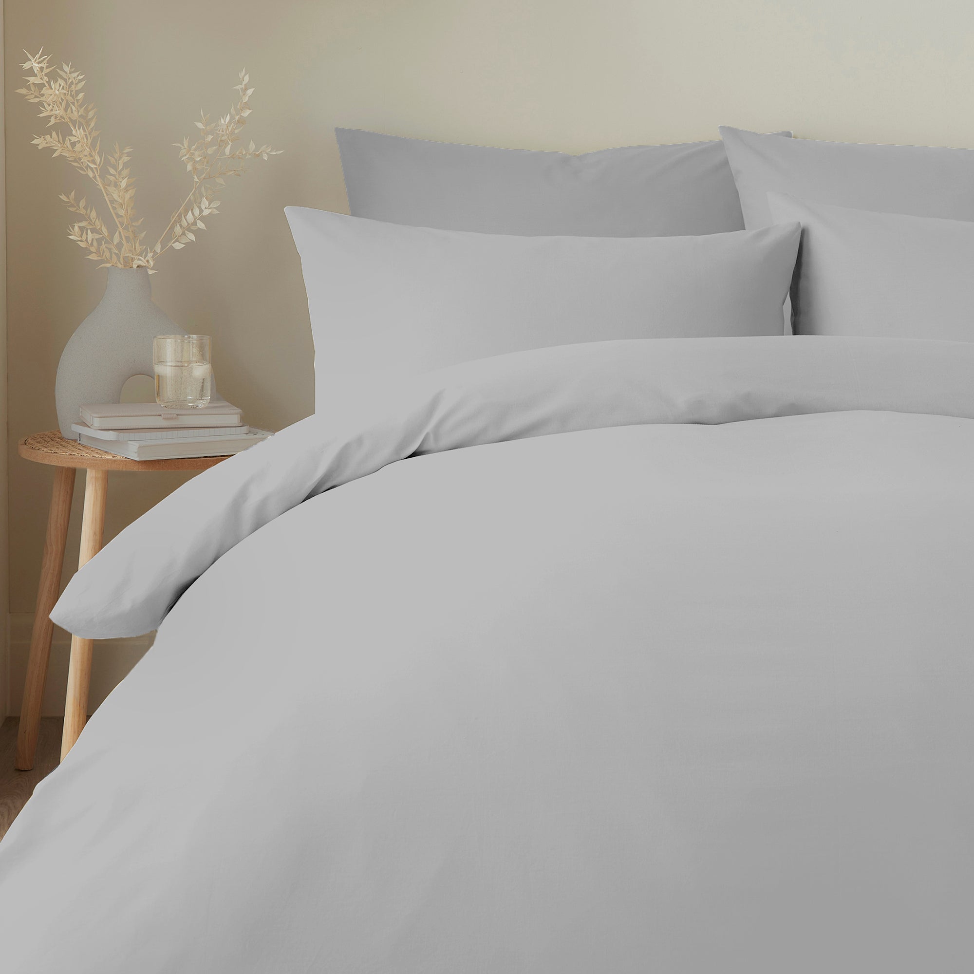 Duvet Cover Set Appletree Pure Cotton by Appletree Style in Silver