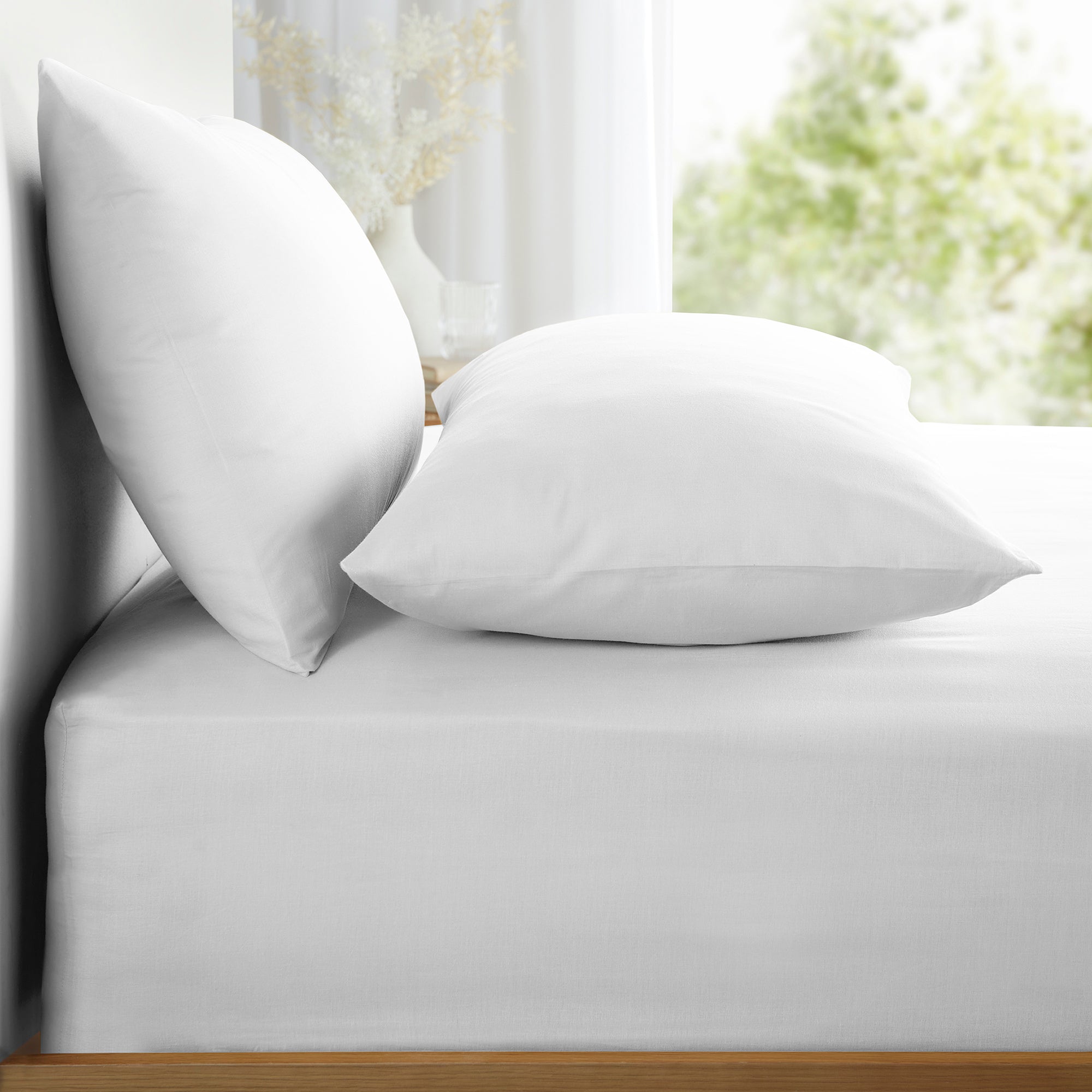 28cm Fitted Sheet Appletree Pure Cotton by Appletree Style in White