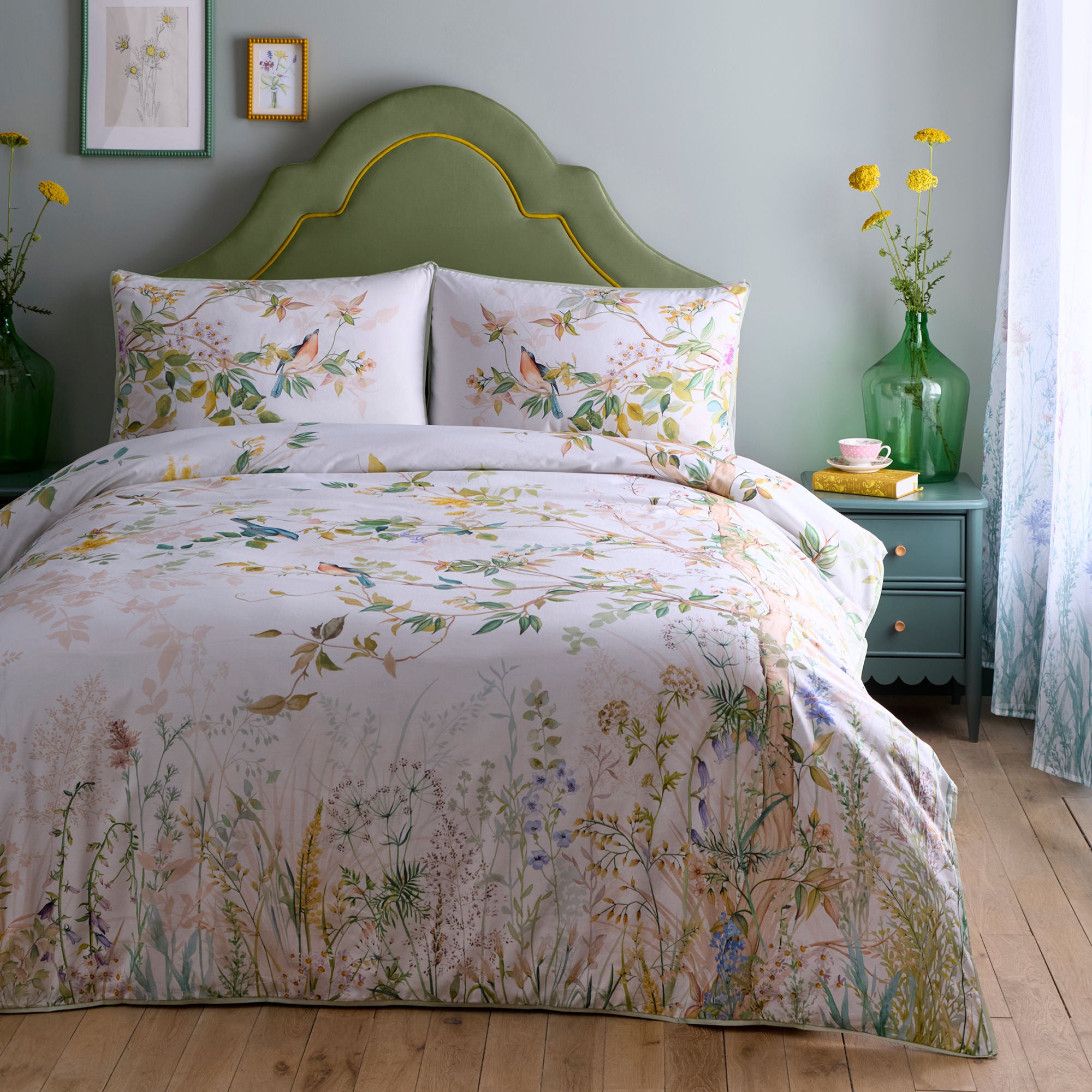 Duvet Cover Set Arianna by Appletree Heritage in Natural