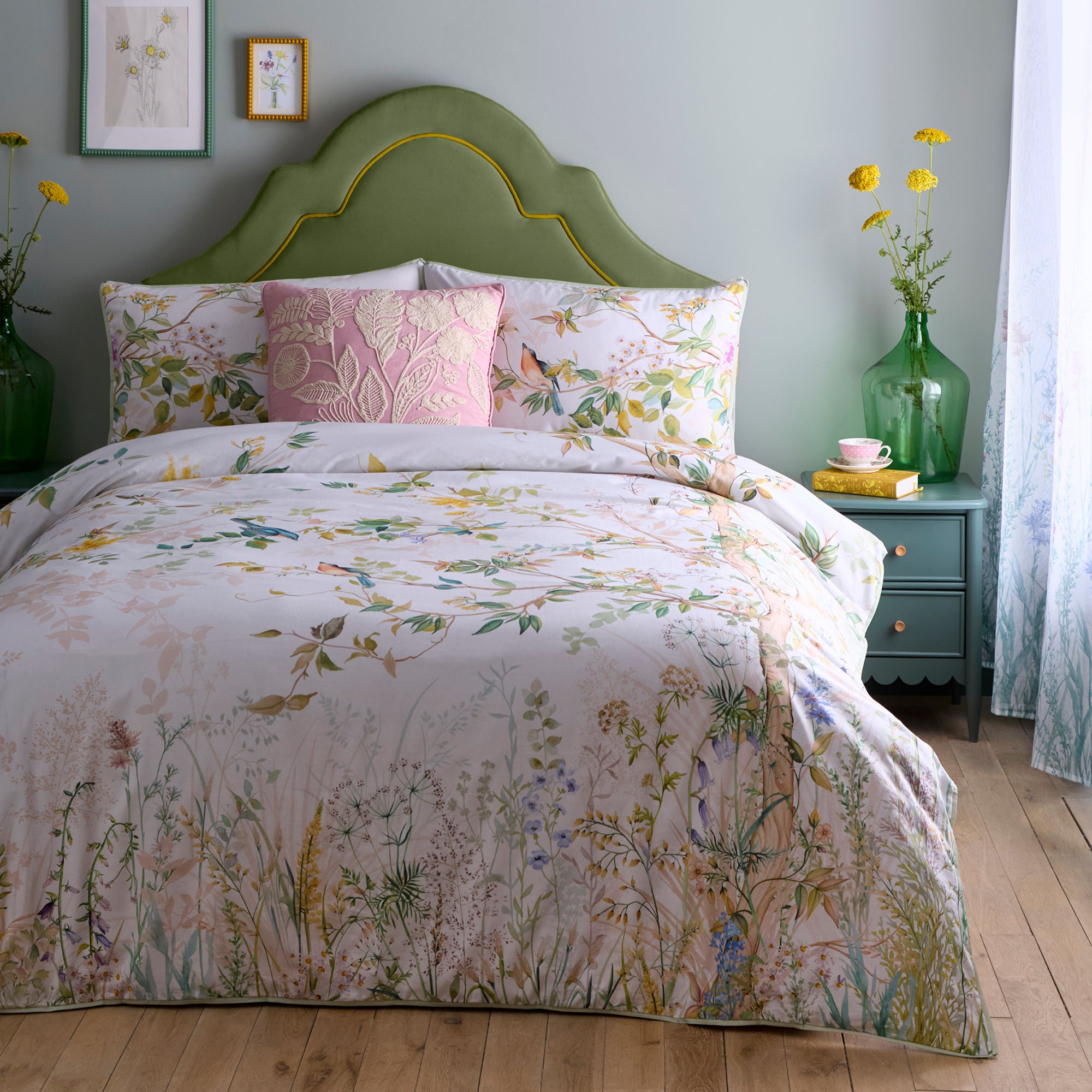 Duvet Cover Set Arianna by Appletree Heritage in Natural