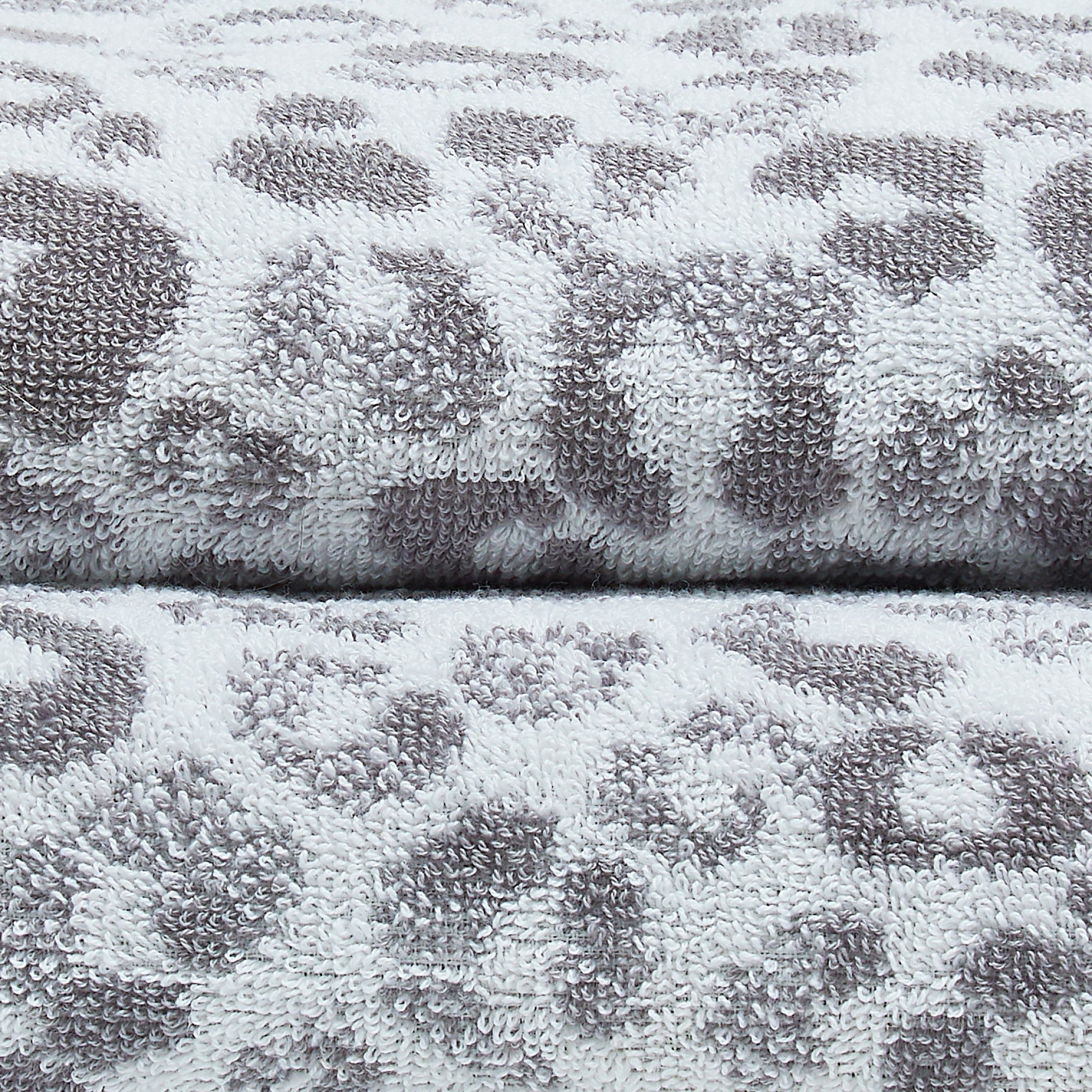 Hand Towel (2 pack) Animal Print by Fusion Bathroom in Grey