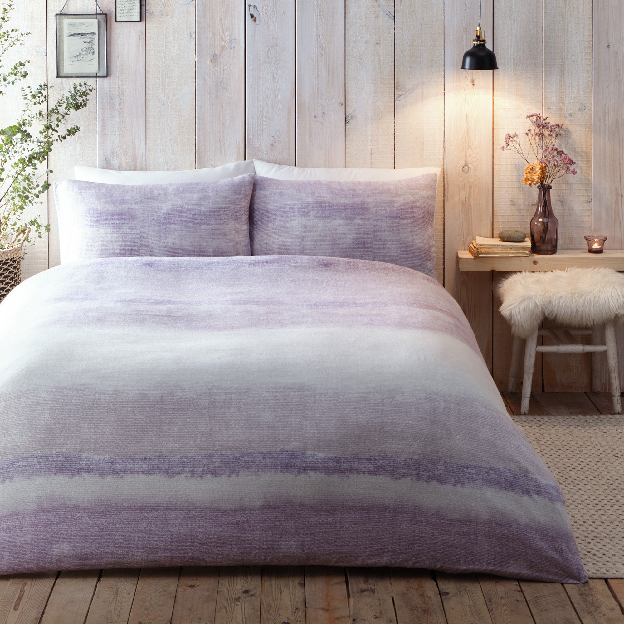 Duvet Cover Set Anson Stripe by Appletree Hygge in Mauve