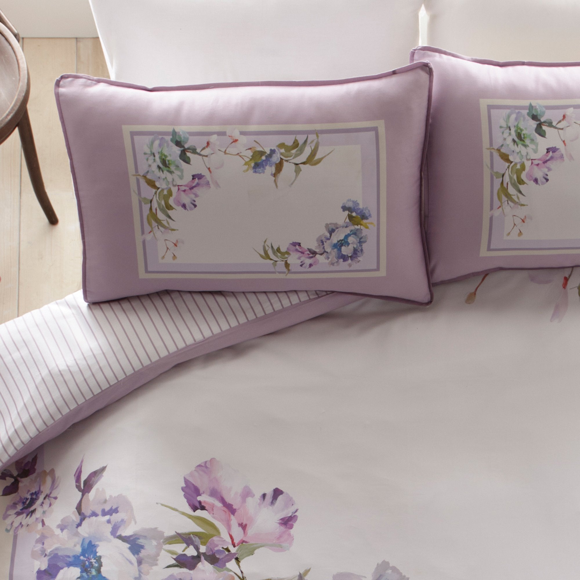 Duvet Cover Set Arley by Appletree Heritage in Mauve