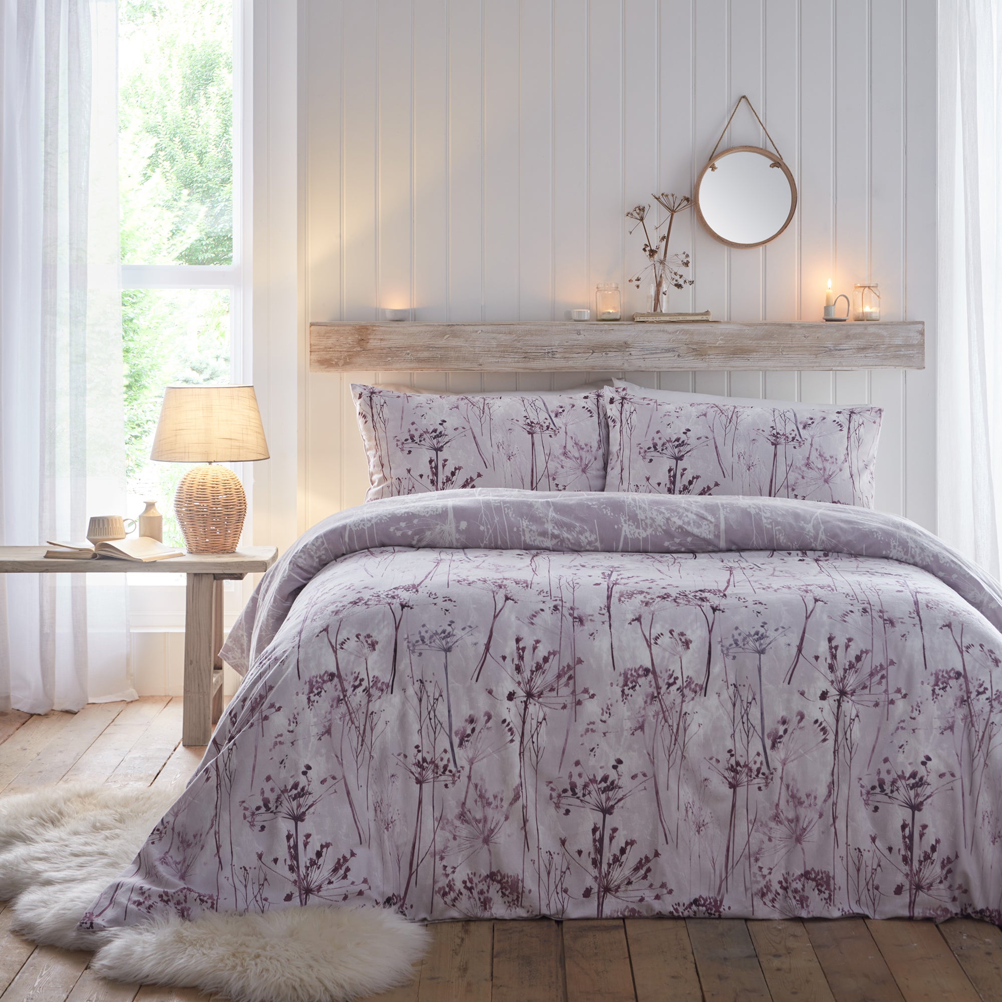 Duvet Cover Set Azalea by Drift Home in Damson