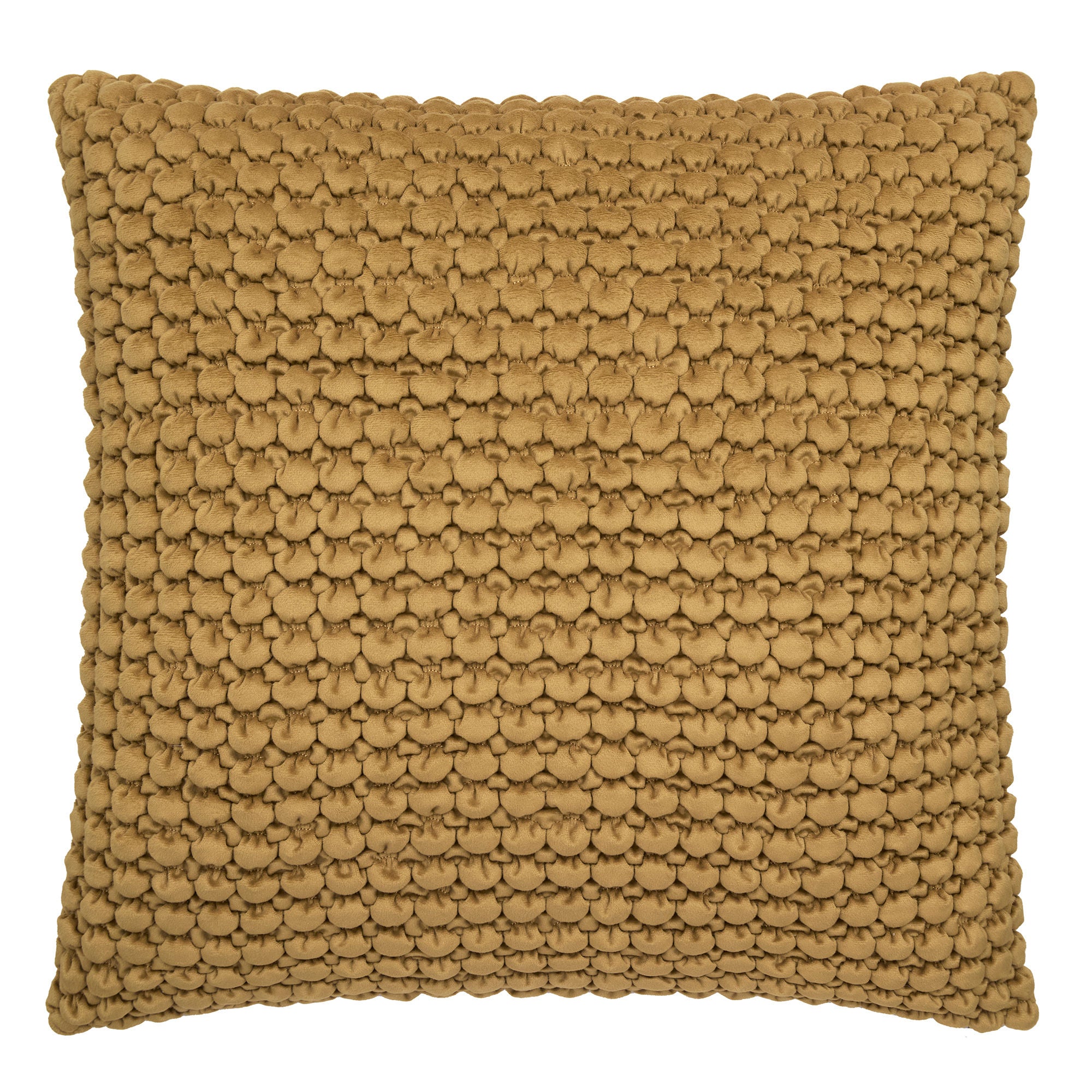 Cushion Bobble by Appletree Heritage in Ochre