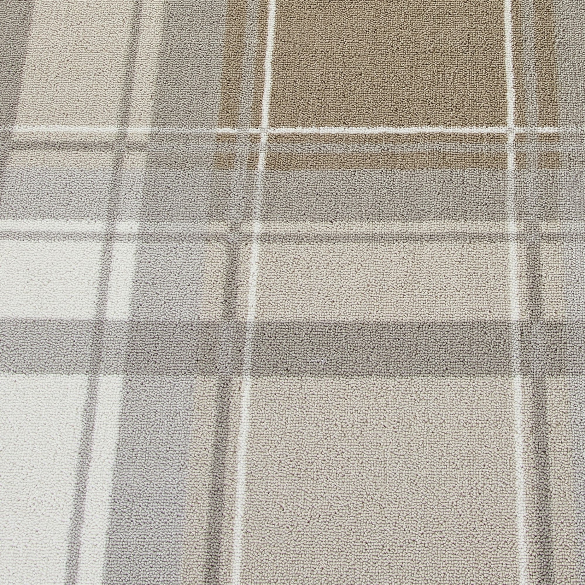 Washable Rug Balmoral Check by Fusion in Natural