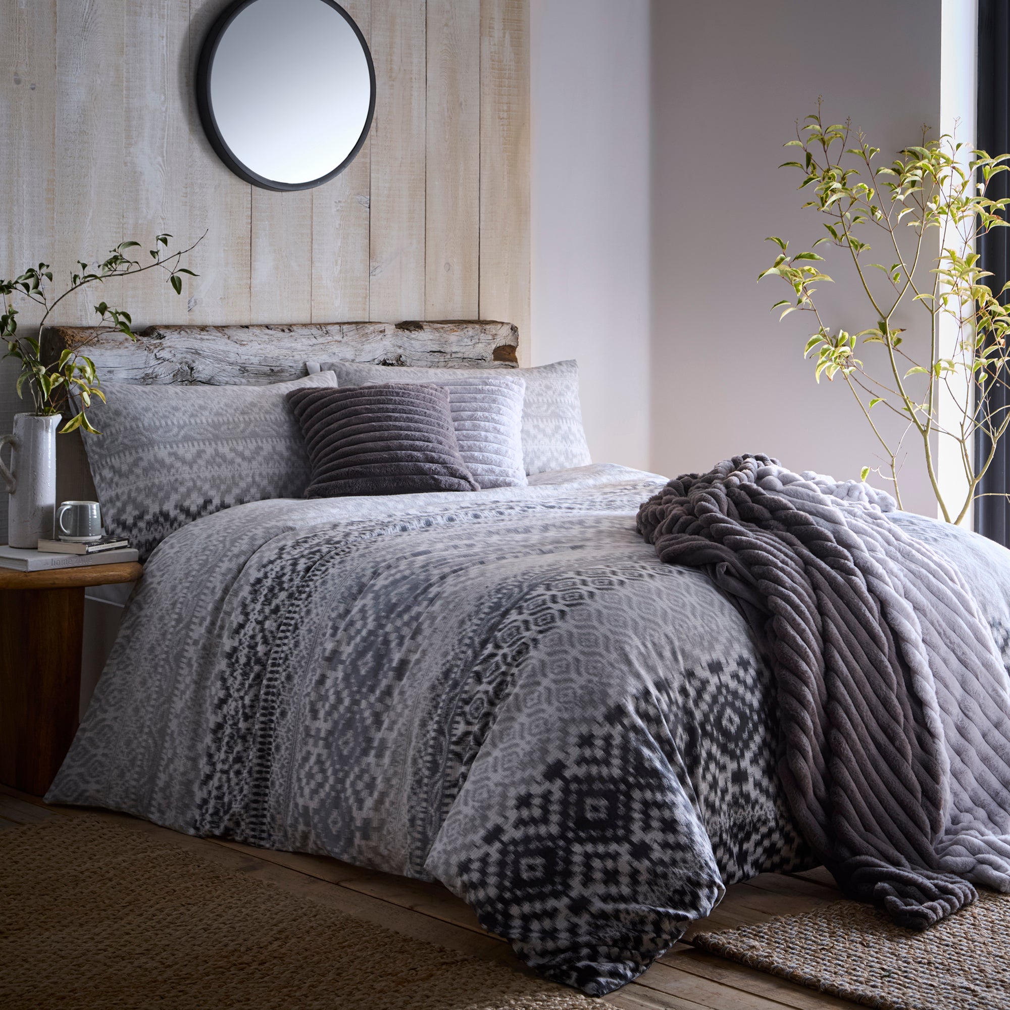 Duvet Cover Set Bergen by Appletree Hygge in Grey