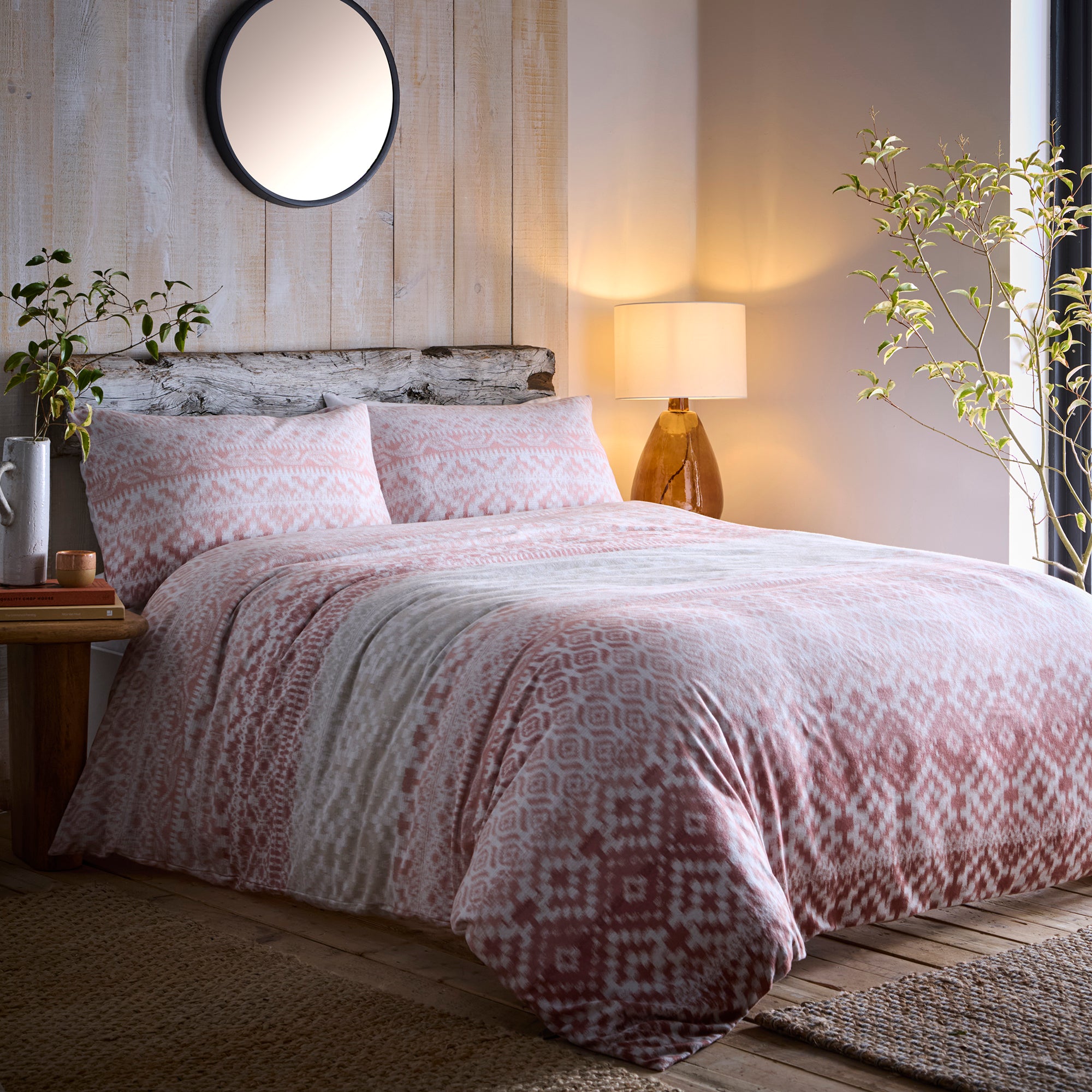 Duvet Cover Set Bergen by Appletree Hygge in Terracotta