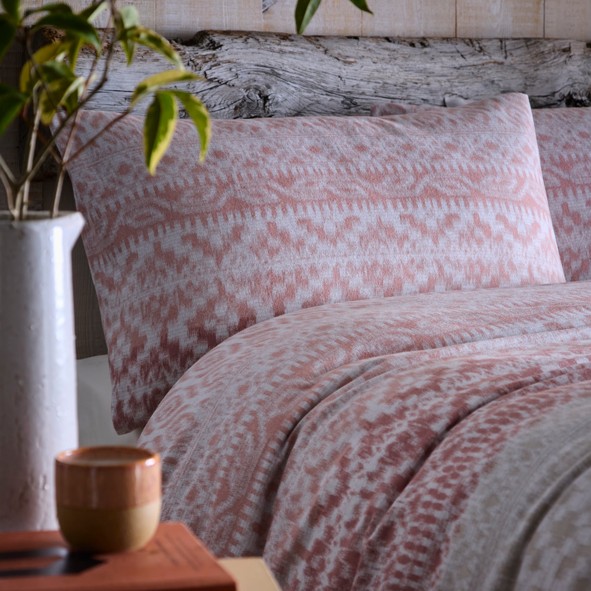 Duvet Cover Set Bergen by Appletree Hygge in Terracotta