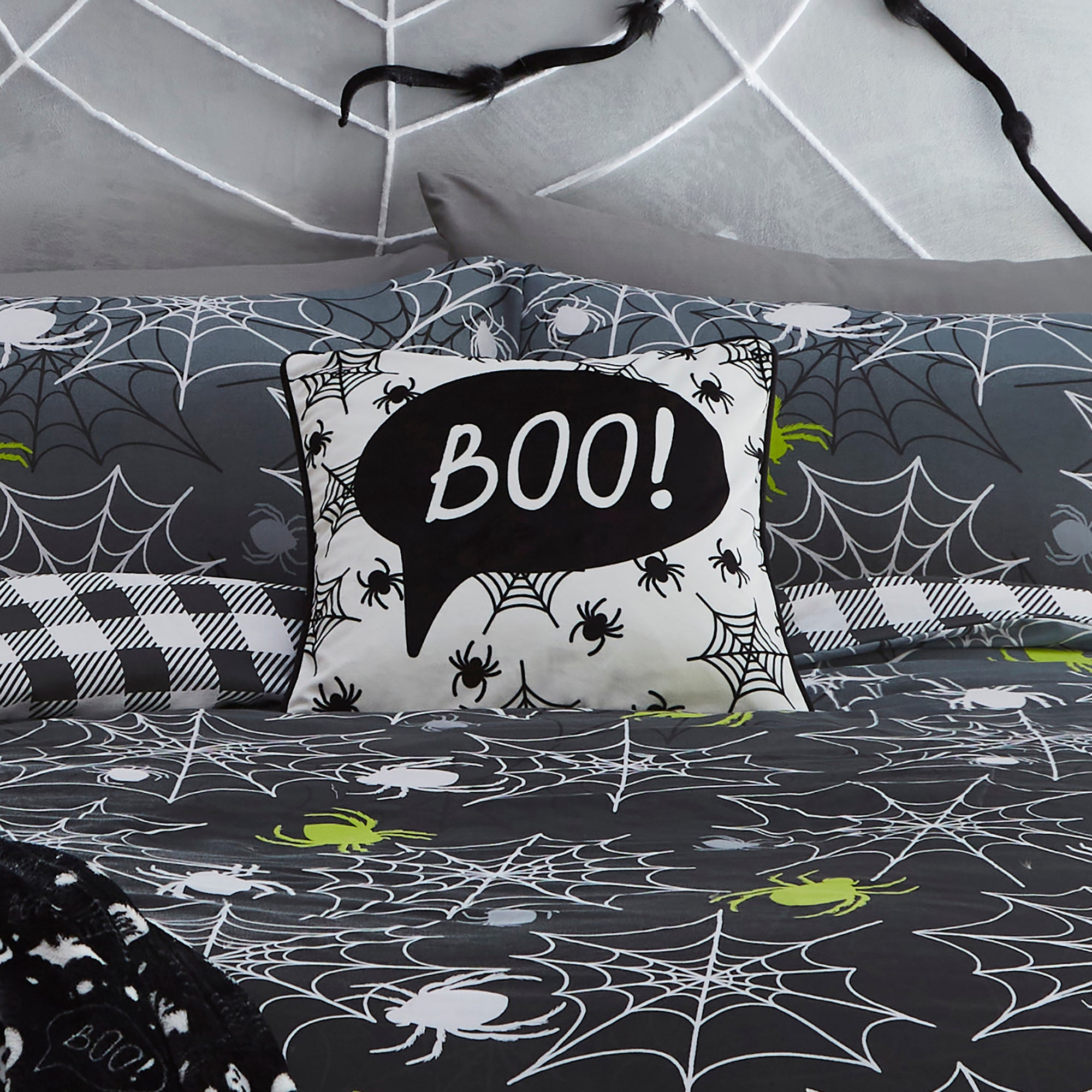 Cushion Boo by Bedlam in Black