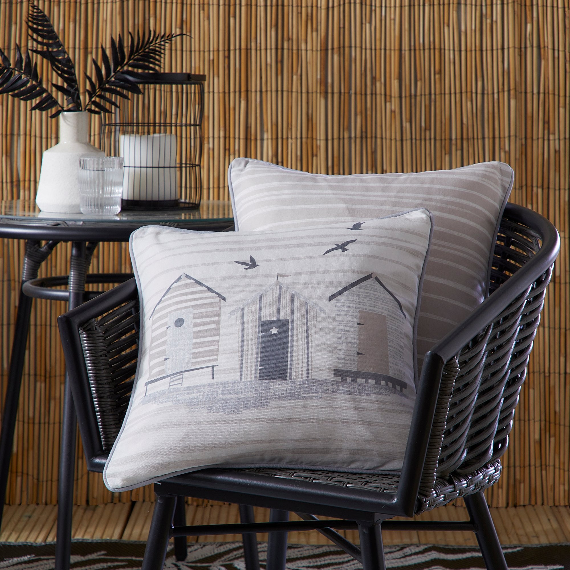 Cushion Beach Huts Outdoor by Fusion in Natural