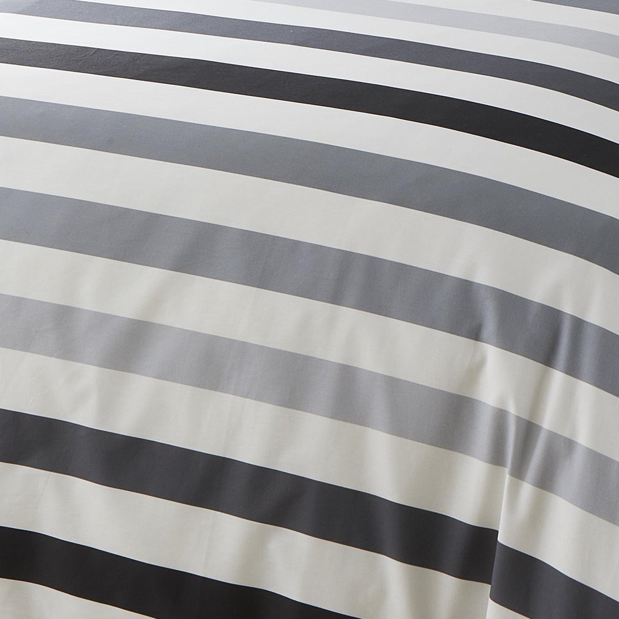 Duvet Cover Set Beckett Stripe by Bedlam in Monochrome