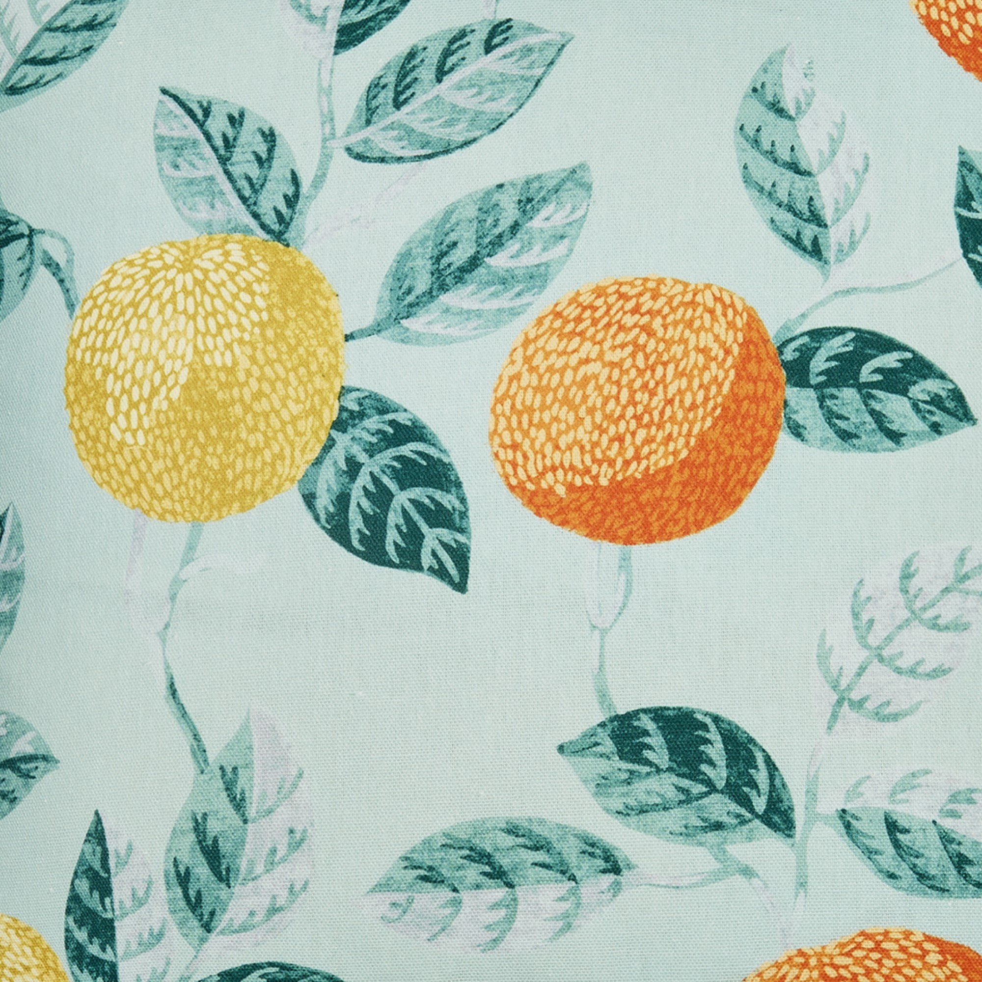 Cushion Botanical Fruits Outdoor by Dreams & Drapes Design in Green