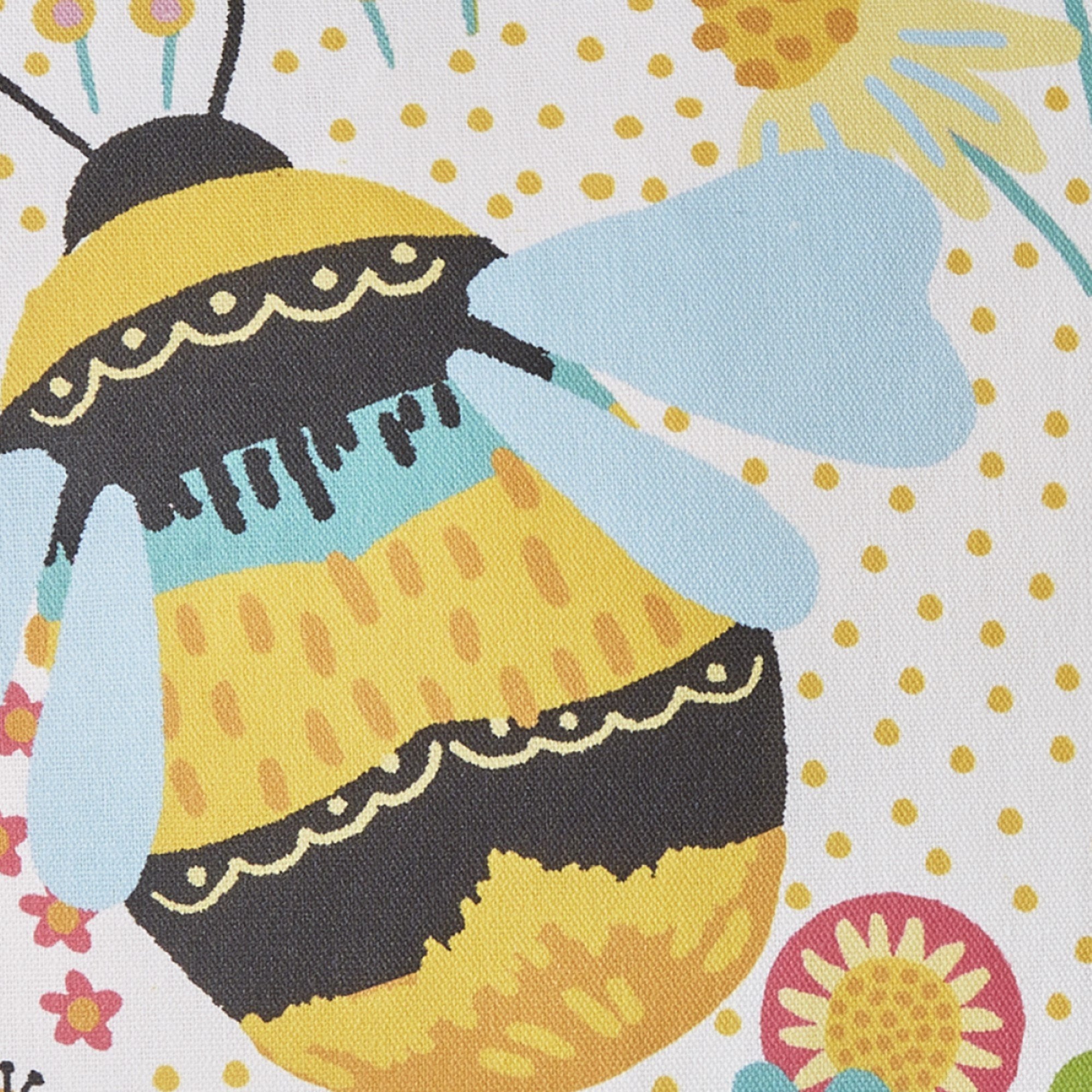 Picnic Blanket Buzzy Bee by Fusion in Ochre