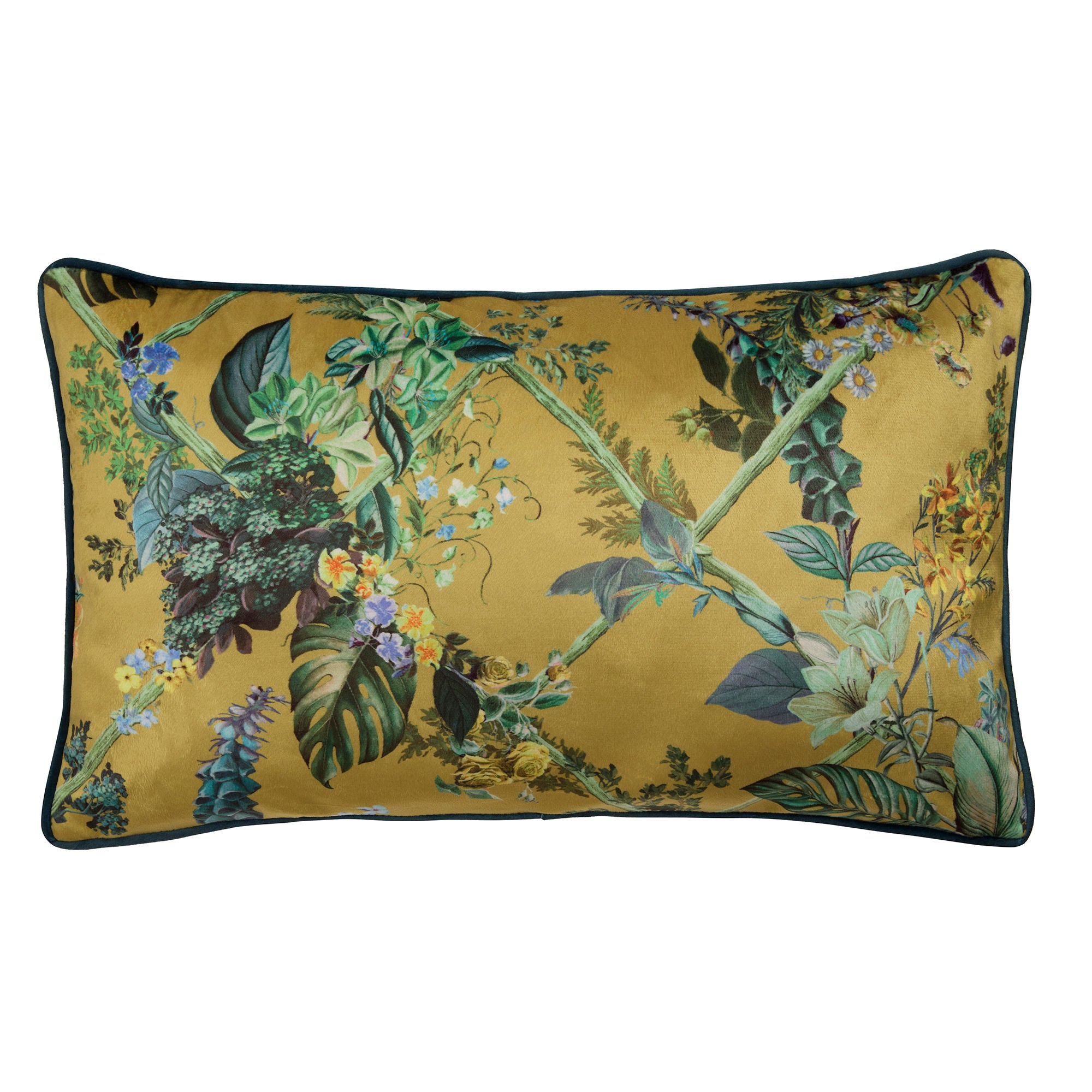 Cushion Cotswold Fantasia Dawn by Laurence Llewelyn-Bowen in Gold