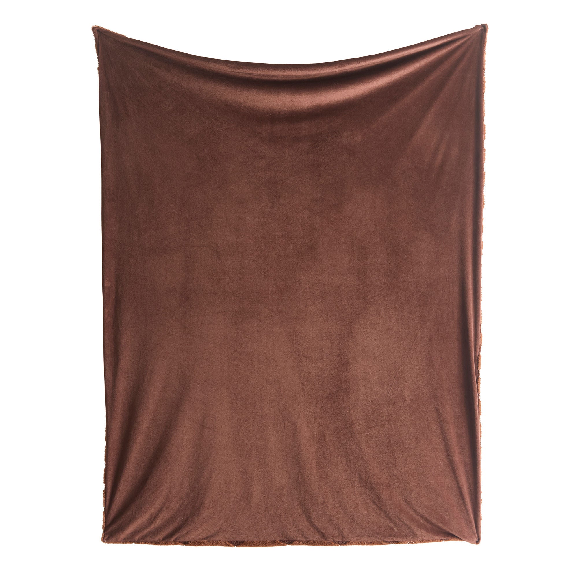 Throw Cosy Diamond by Appletree Hygge in Chocolate