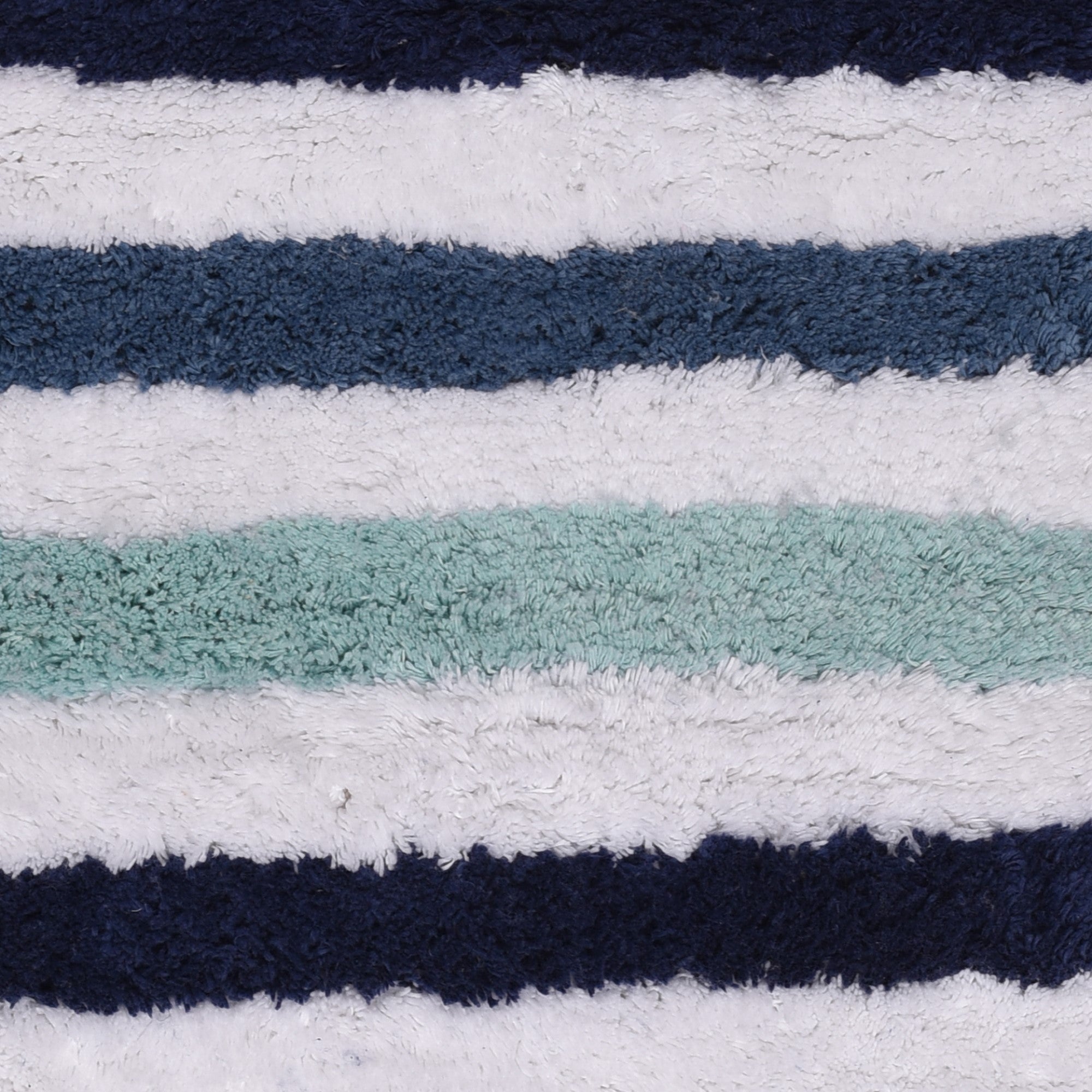 Bath Mat Carlson Stripe by Fusion Bathroom in Blue