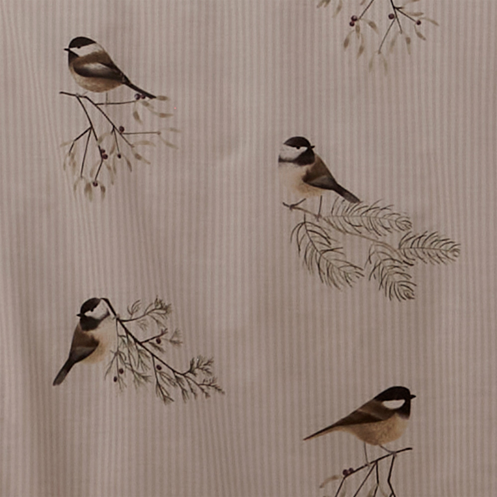Duvet Cover Set Chickadee's by D&D Lodge in Natural