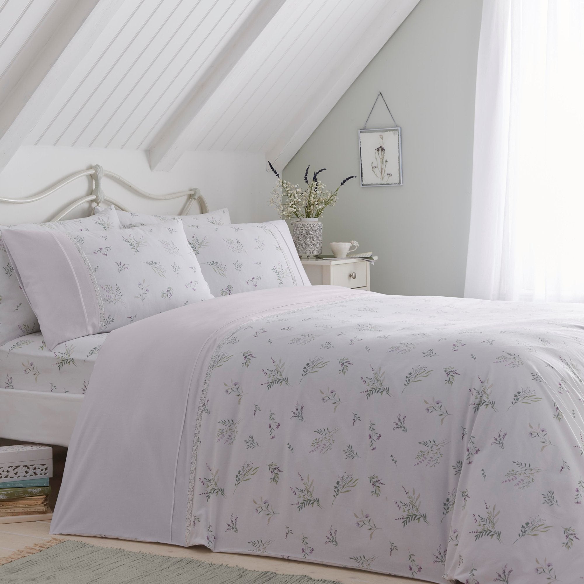 Duvet Cover Set Chloe by Dreams & Drapes Decorative in Lilac