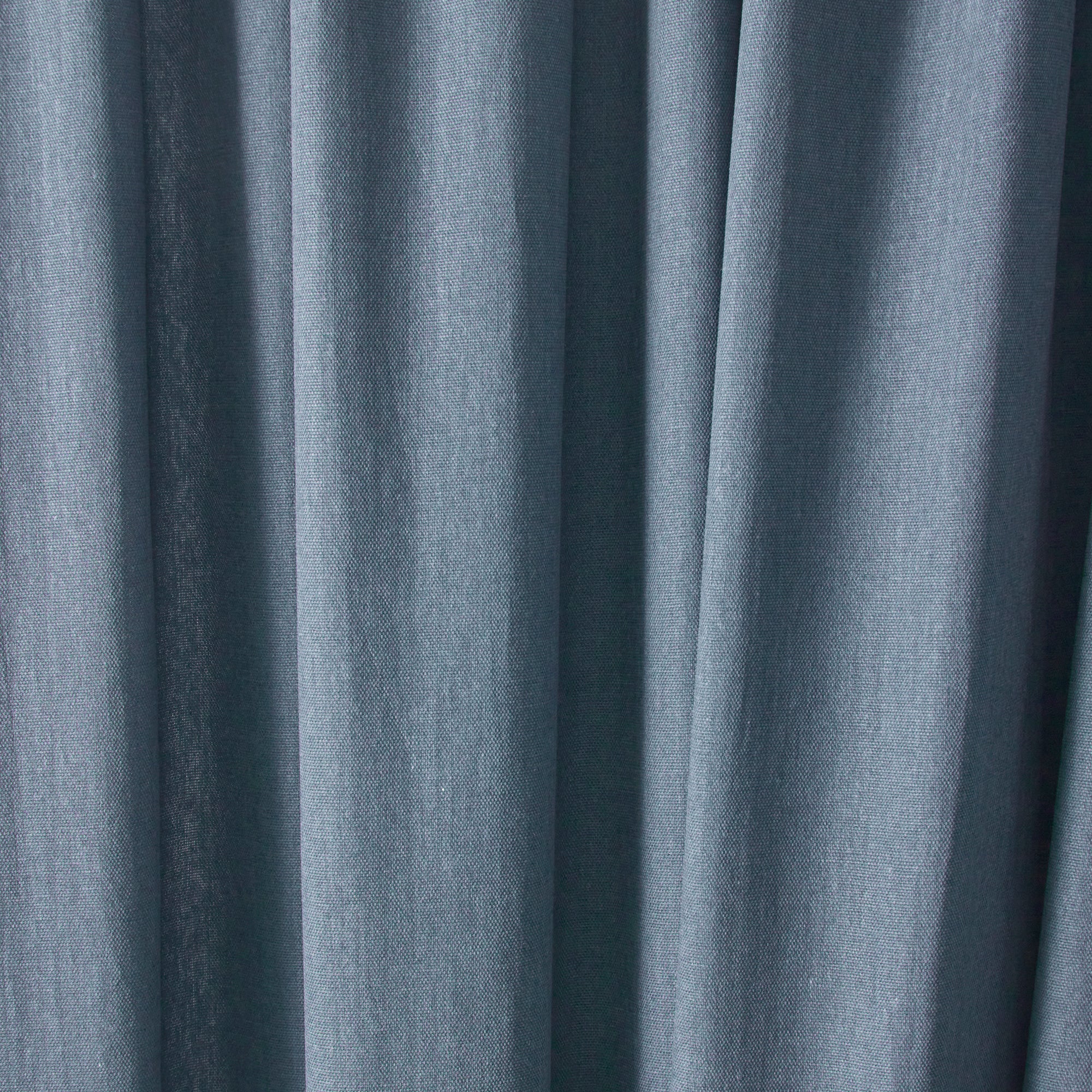 Pair of Pencil Pleat Curtains Dijon by Fusion in Light Blue