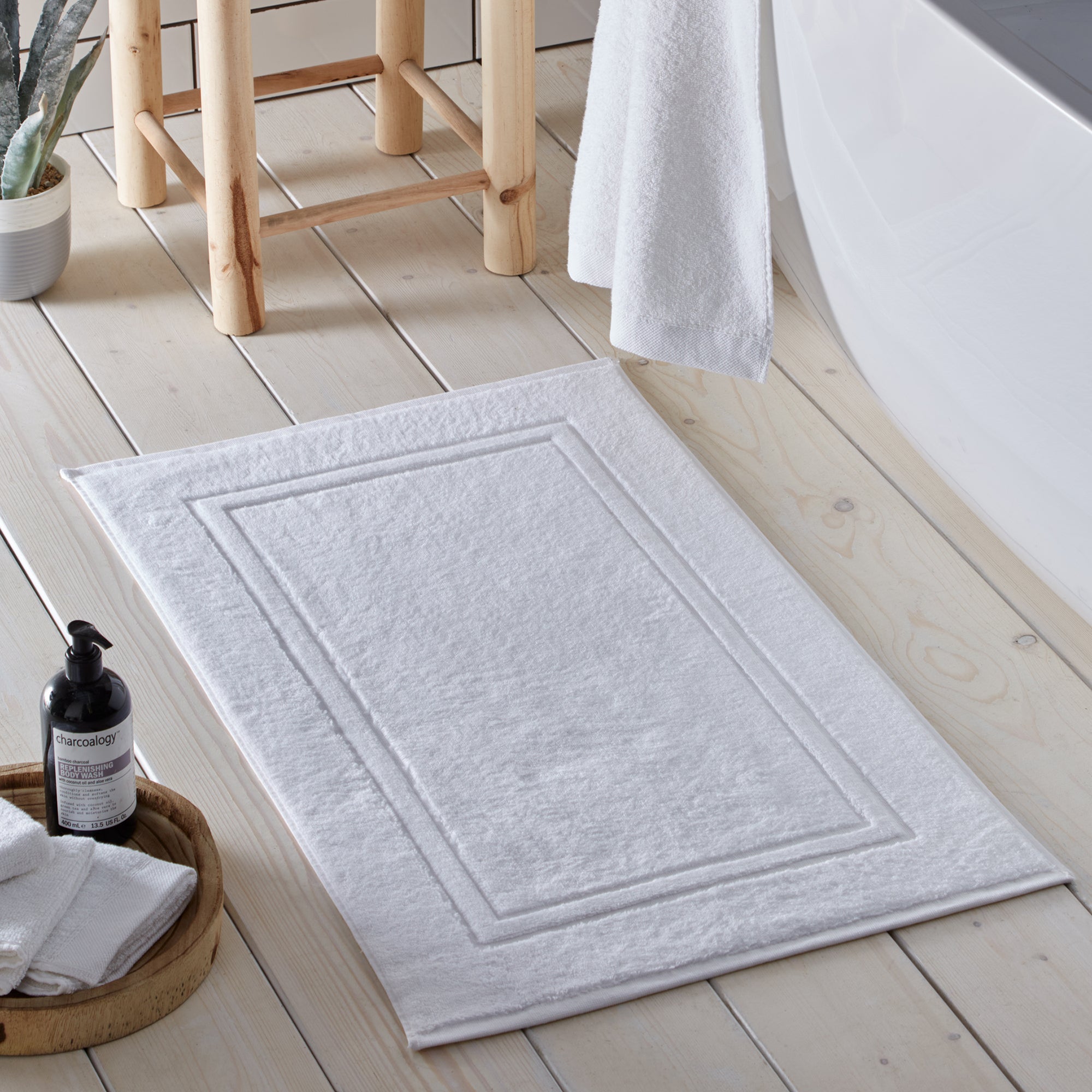 Bath Mat Abode Eco by Drift Home in White