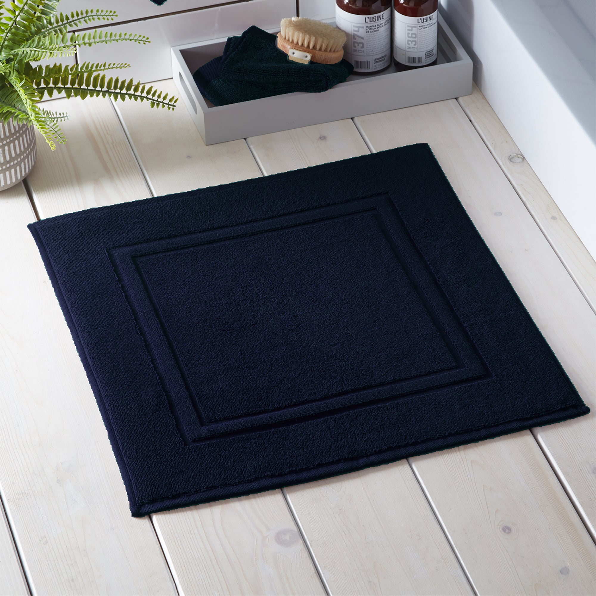 Shower Mat Abode Eco by Drift Home in Navy