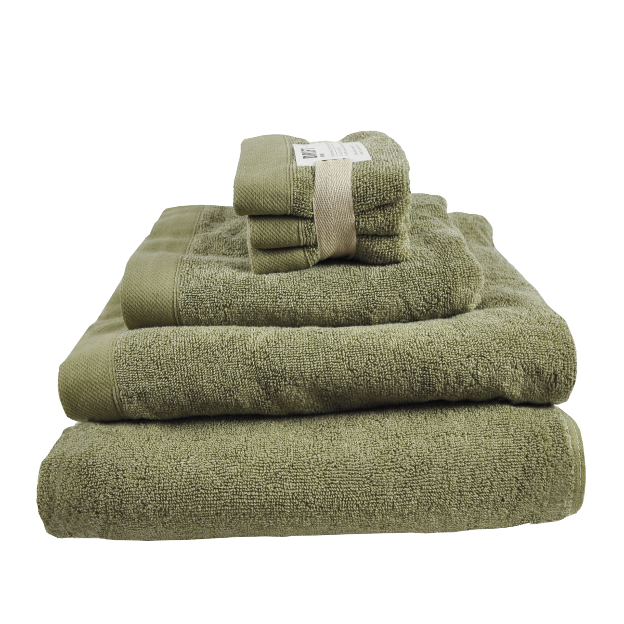 Hand Towel (2 pack) Abode Eco by Drift Home in Khaki