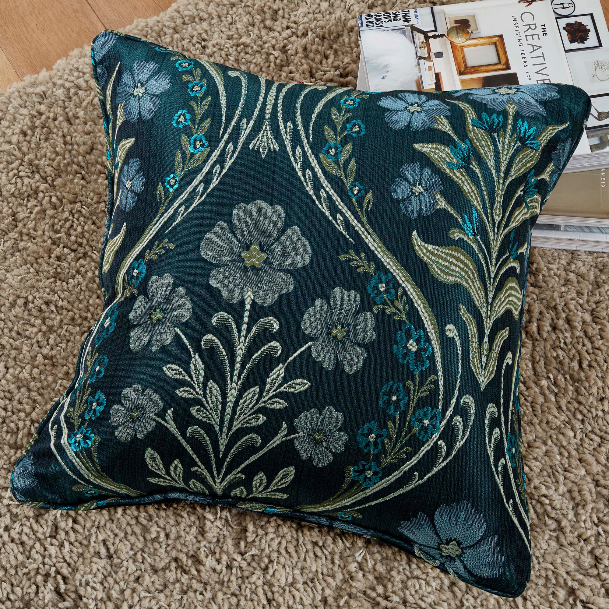 Cushion Estelle by Curtina in Navy