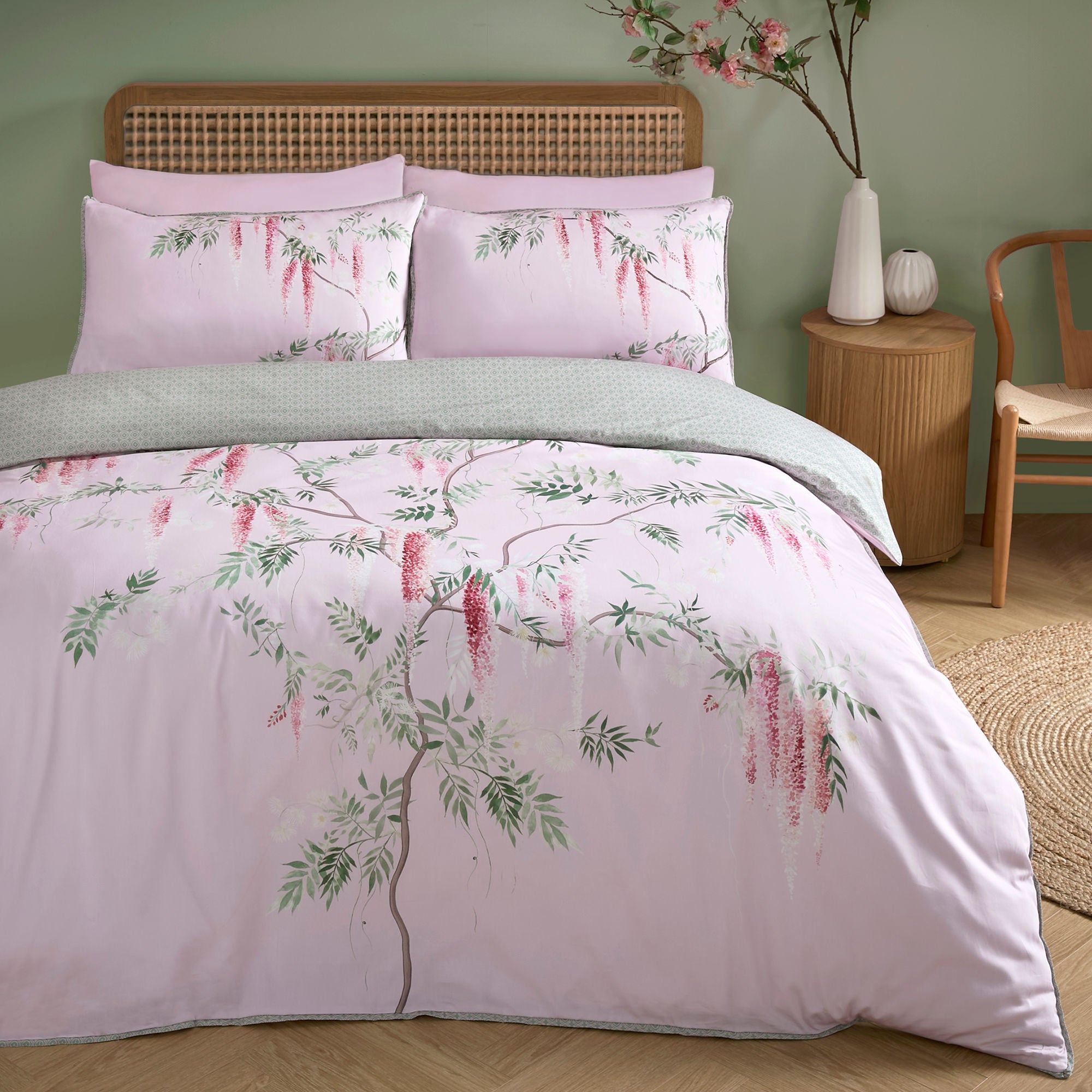 Duvet Cover Set Enya by Soiree in Pink