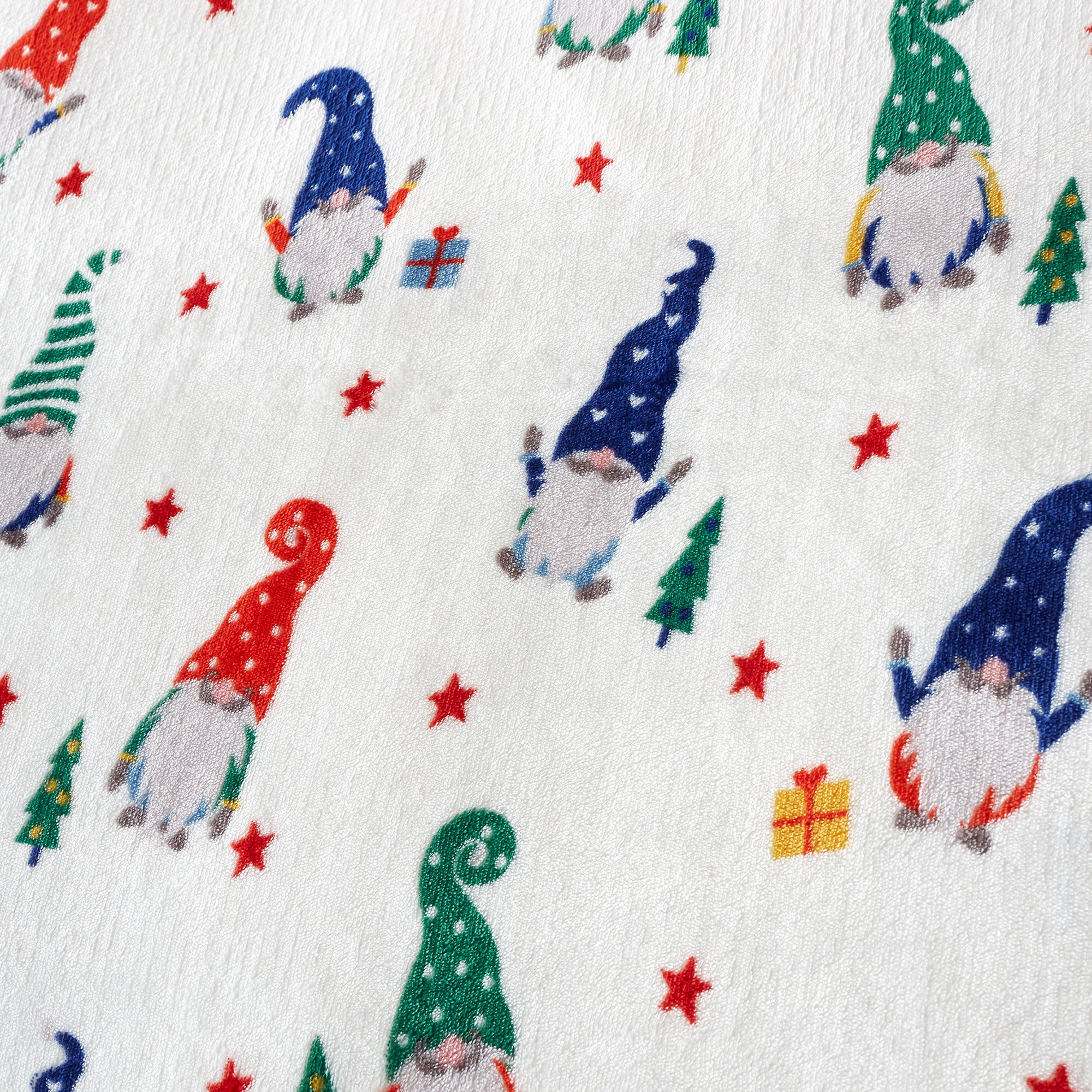 Duvet Cover Set Festive Gonks by Fusion in Red