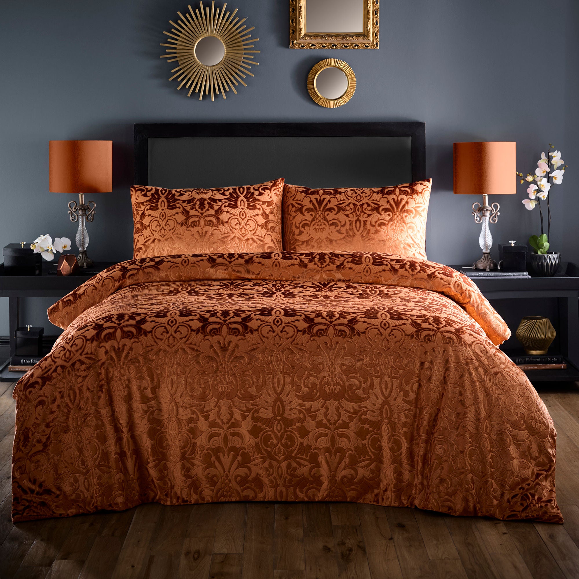 Duvet Cover Set Firenza by Laurence Llewelyn-Bowen in Spice