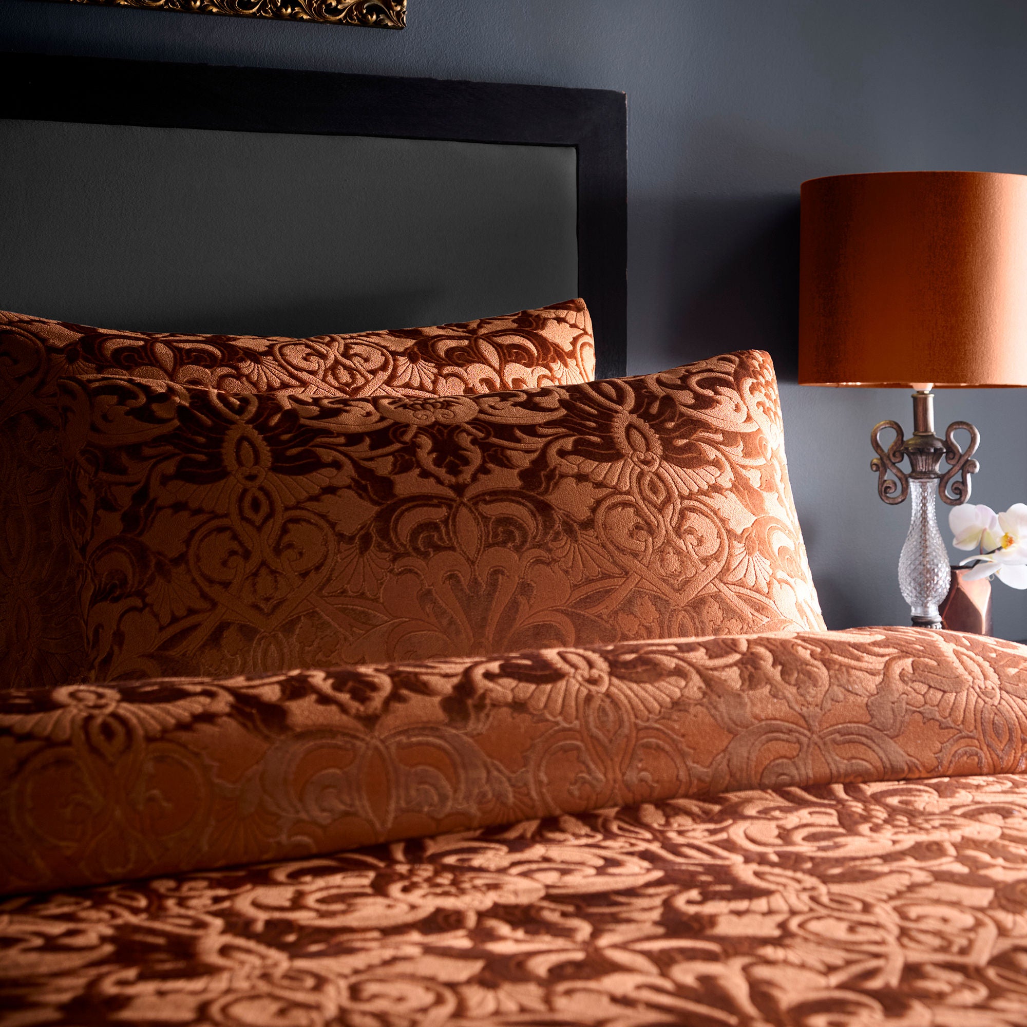 Duvet Cover Set Firenza by Laurence Llewelyn-Bowen in Spice