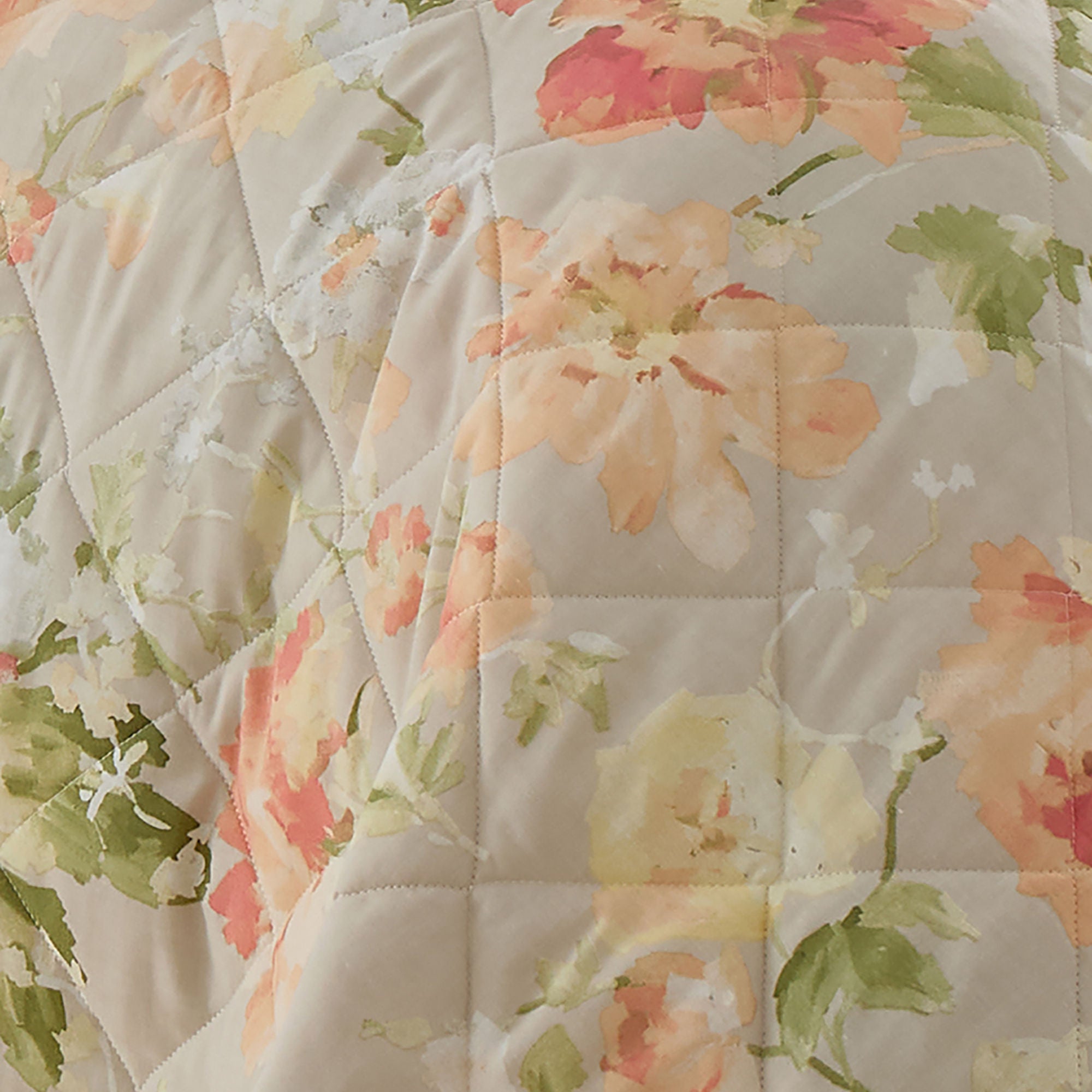 Bedspread Flourette by Dreams & Drapes Design in Natural