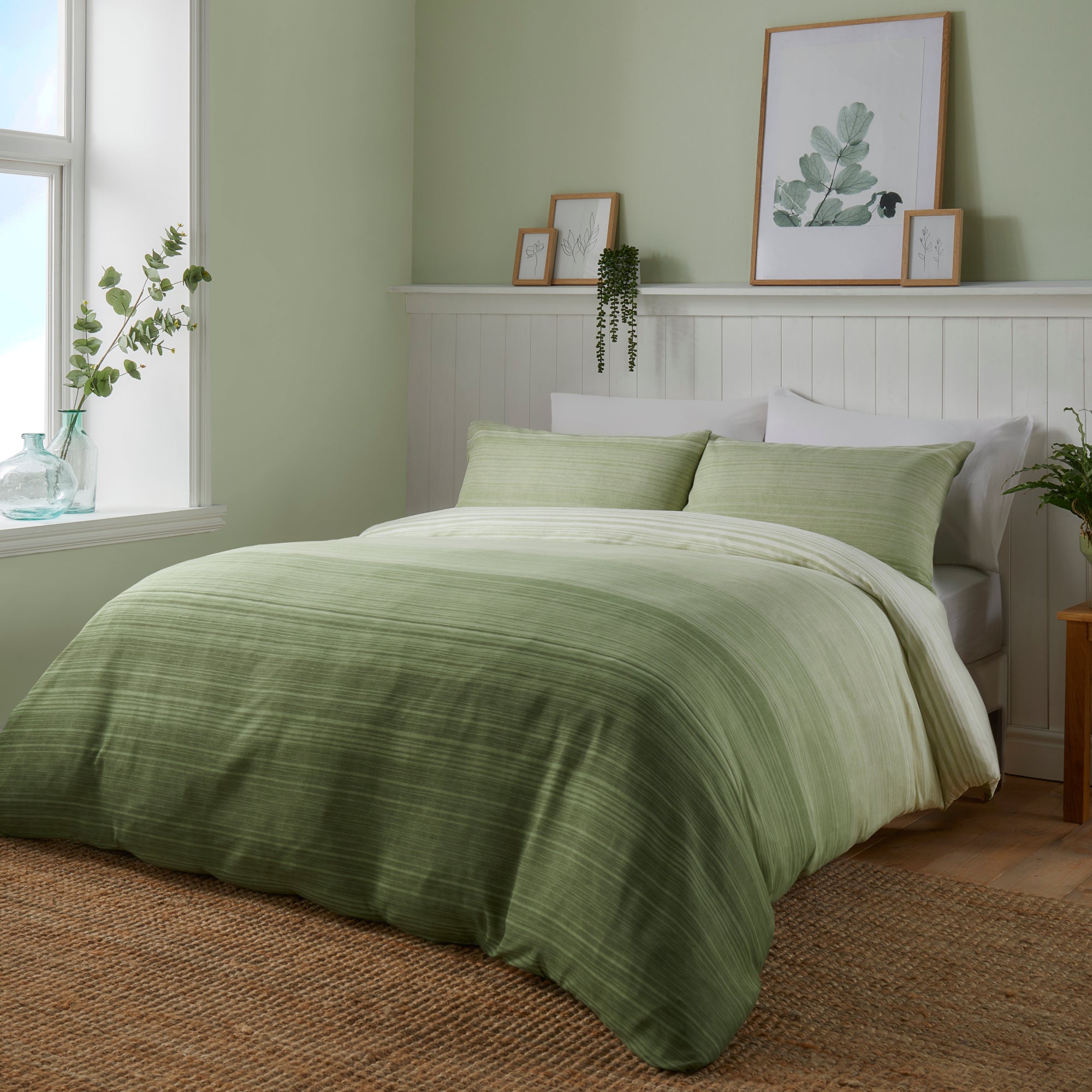Duvet Cover Set Fairhaven by Fusion in Green
