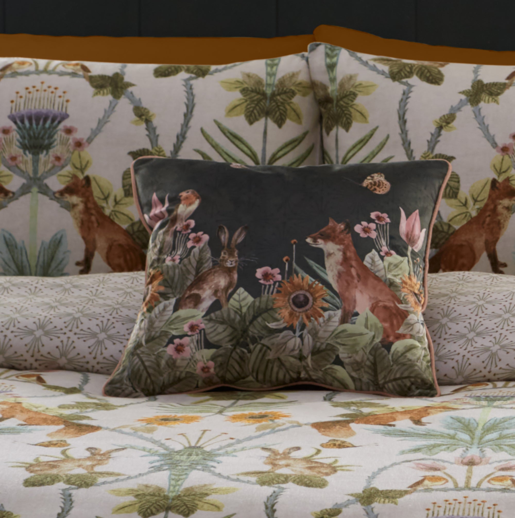 Cushion Cover Foxdale by Appletree Heritage in Natural