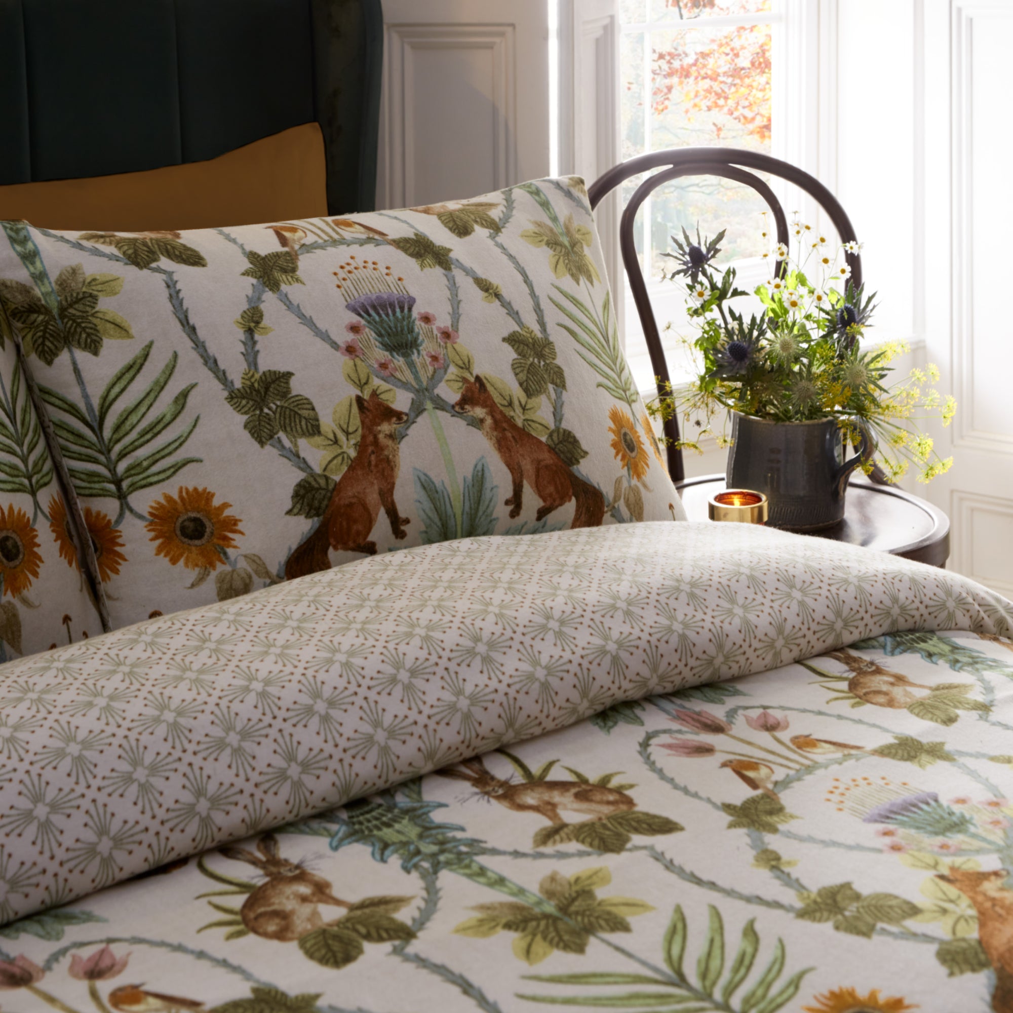 Duvet Cover Set Foxdale by Appletree Heritage in Natural