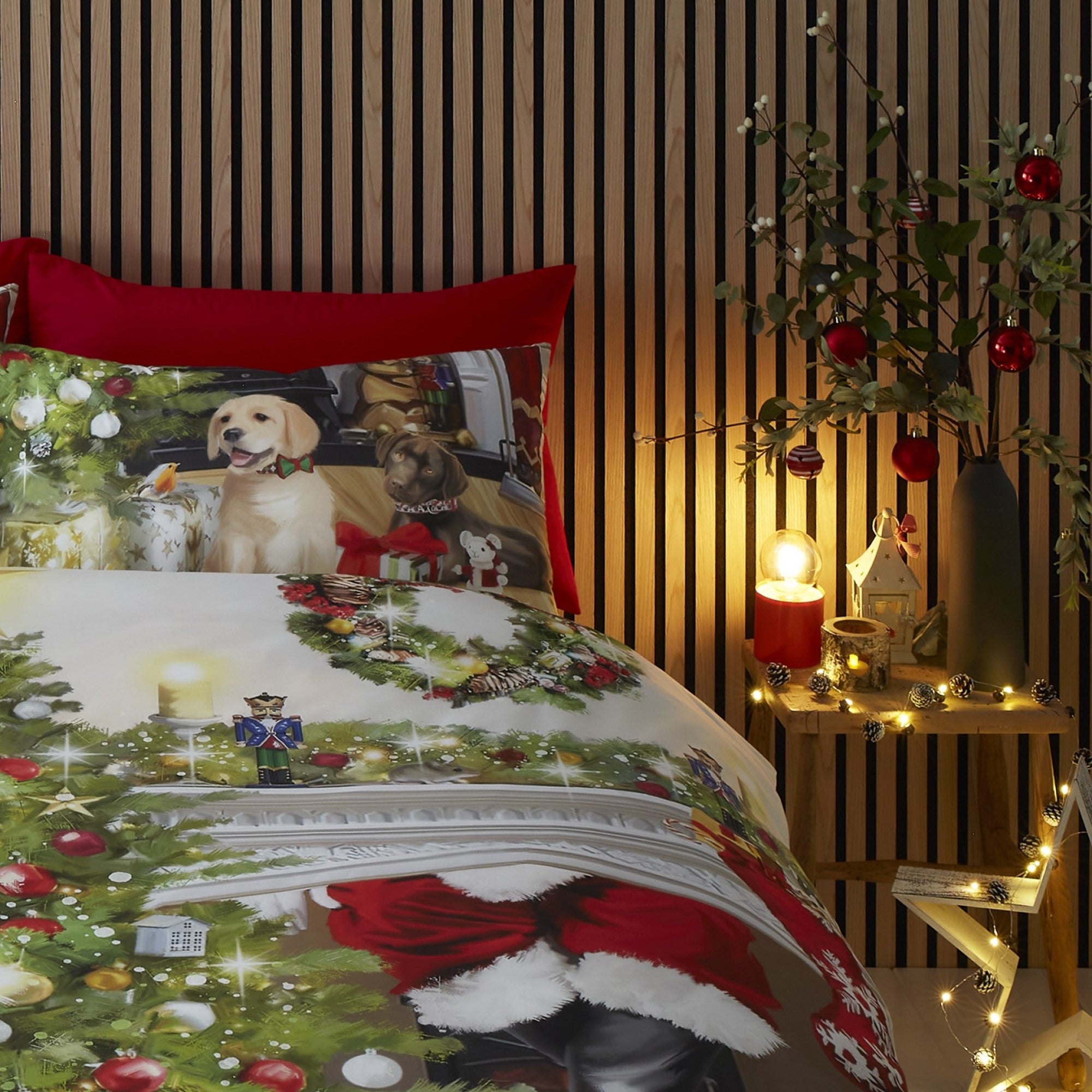 Duvet Cover Set Christmas Tree by Fusion in Multi