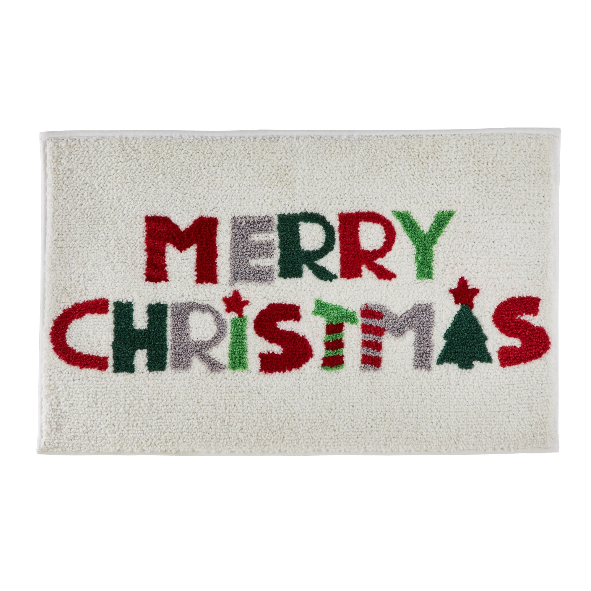 Bath Mat Merry Christmas by Fusion Christmas in Multi