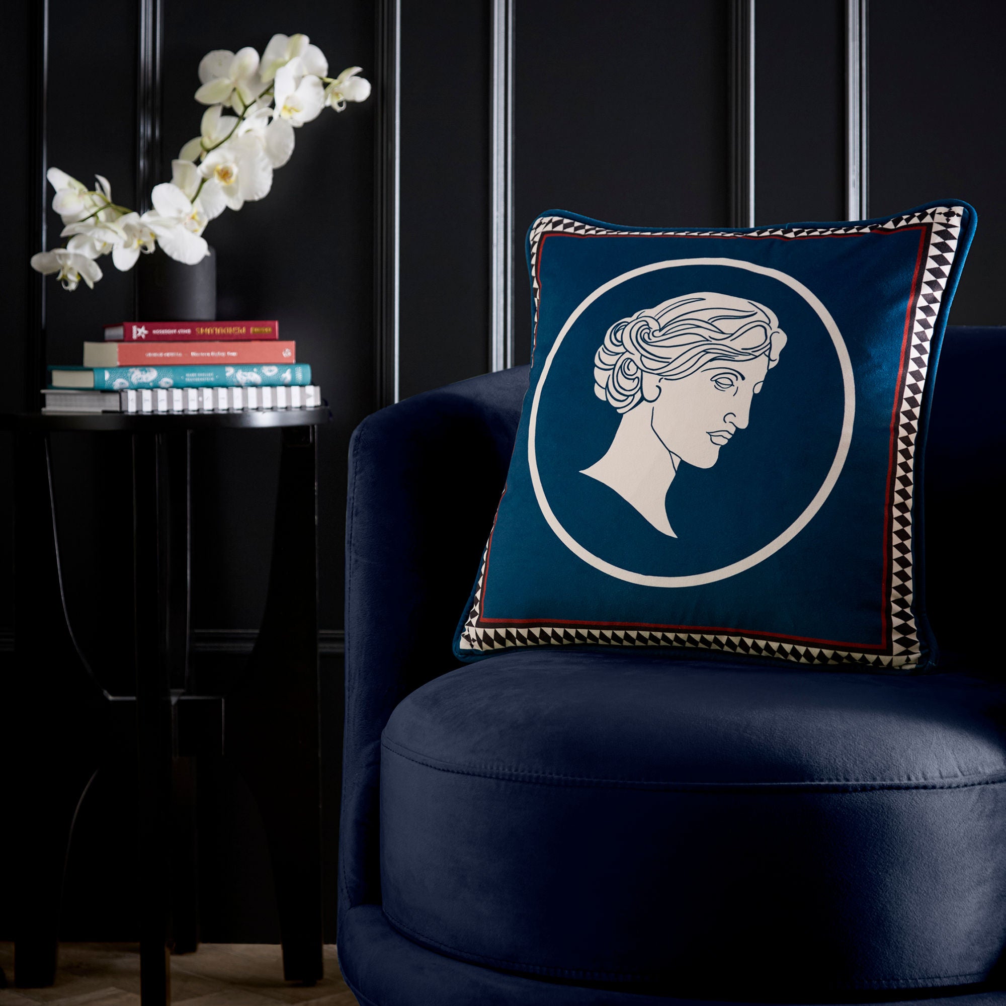 Cushion Goddess by Laurence Llewelyn-Bowen in Teal