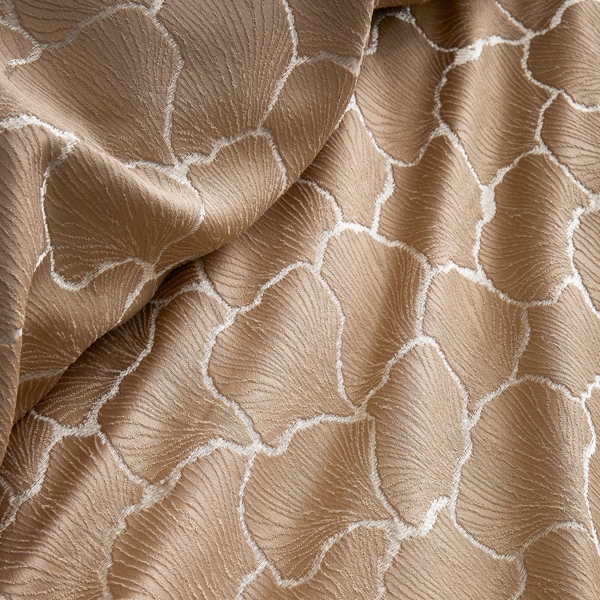 Duvet Cover Set Ginko Jacquard by Soiree in Natural