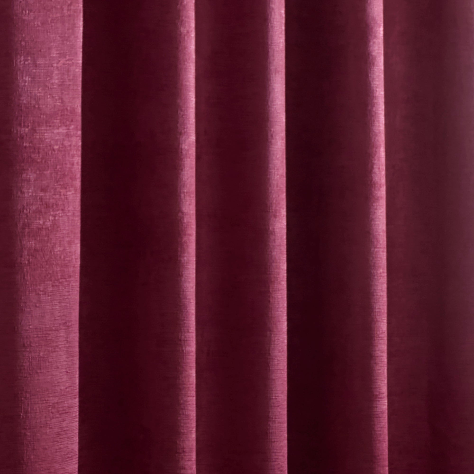 Pair of Pencil Pleat Curtains Galaxy by Fusion in Wine