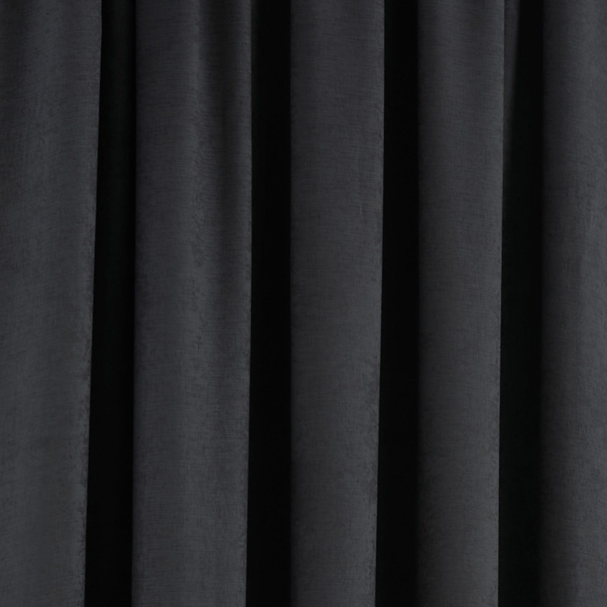 Pair of Pencil Pleat Curtains Galaxy by Fusion in Black