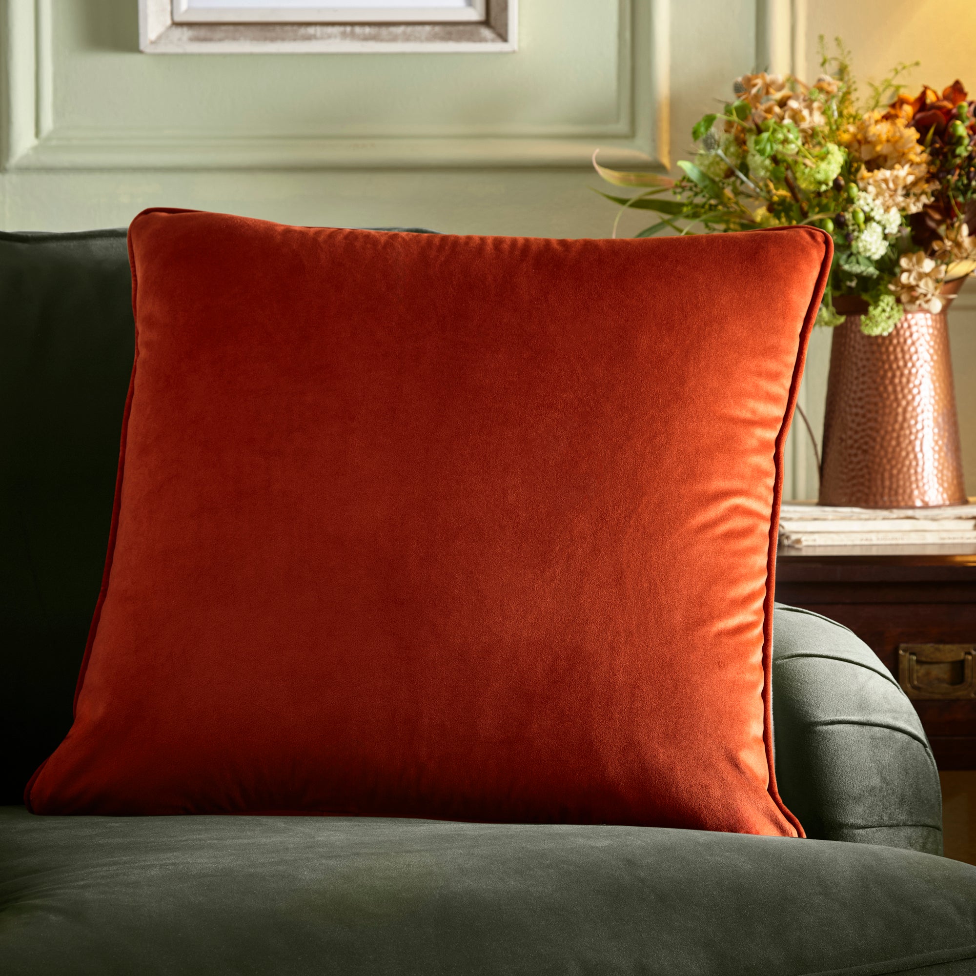 Cushion Harlan by Appletree Heritage in Spice