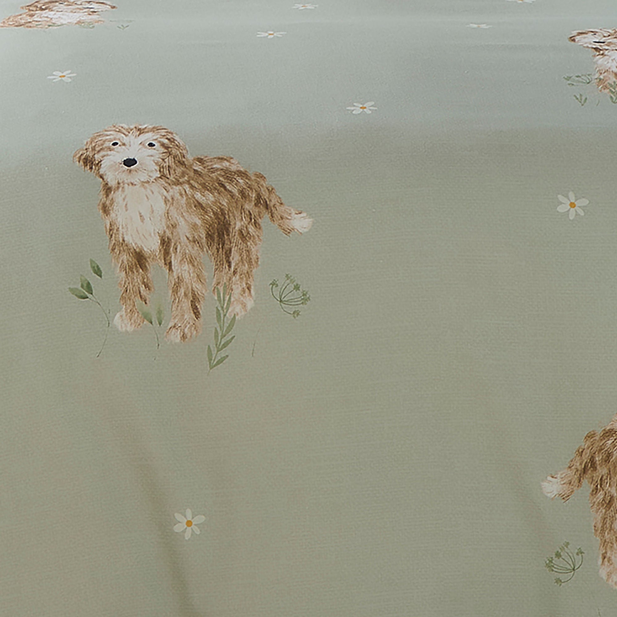 Duvet Cover Set Hattie The Cockapoo by Fusion in Green