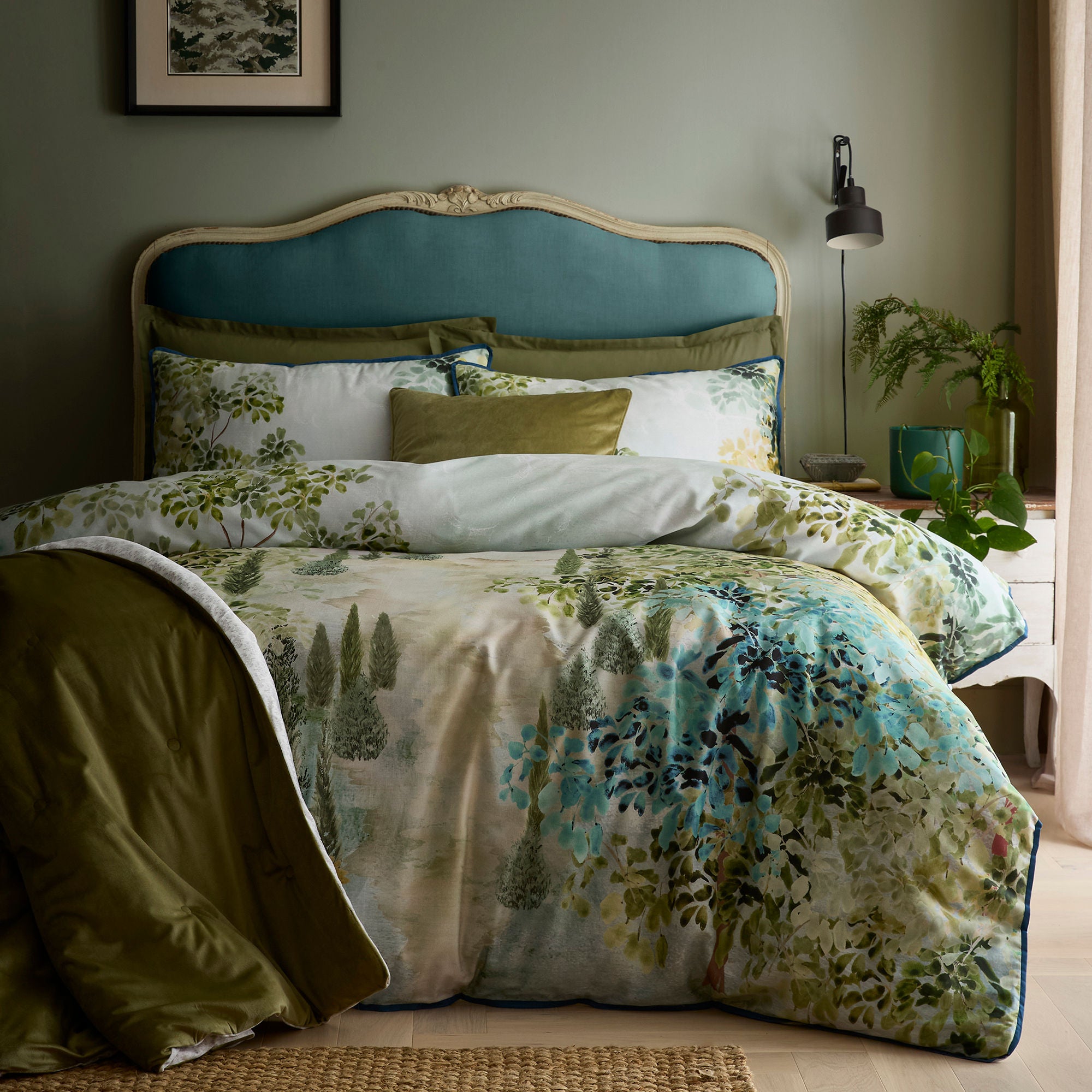 Duvet Cover Set Hidden Garden by Soiree in Green
