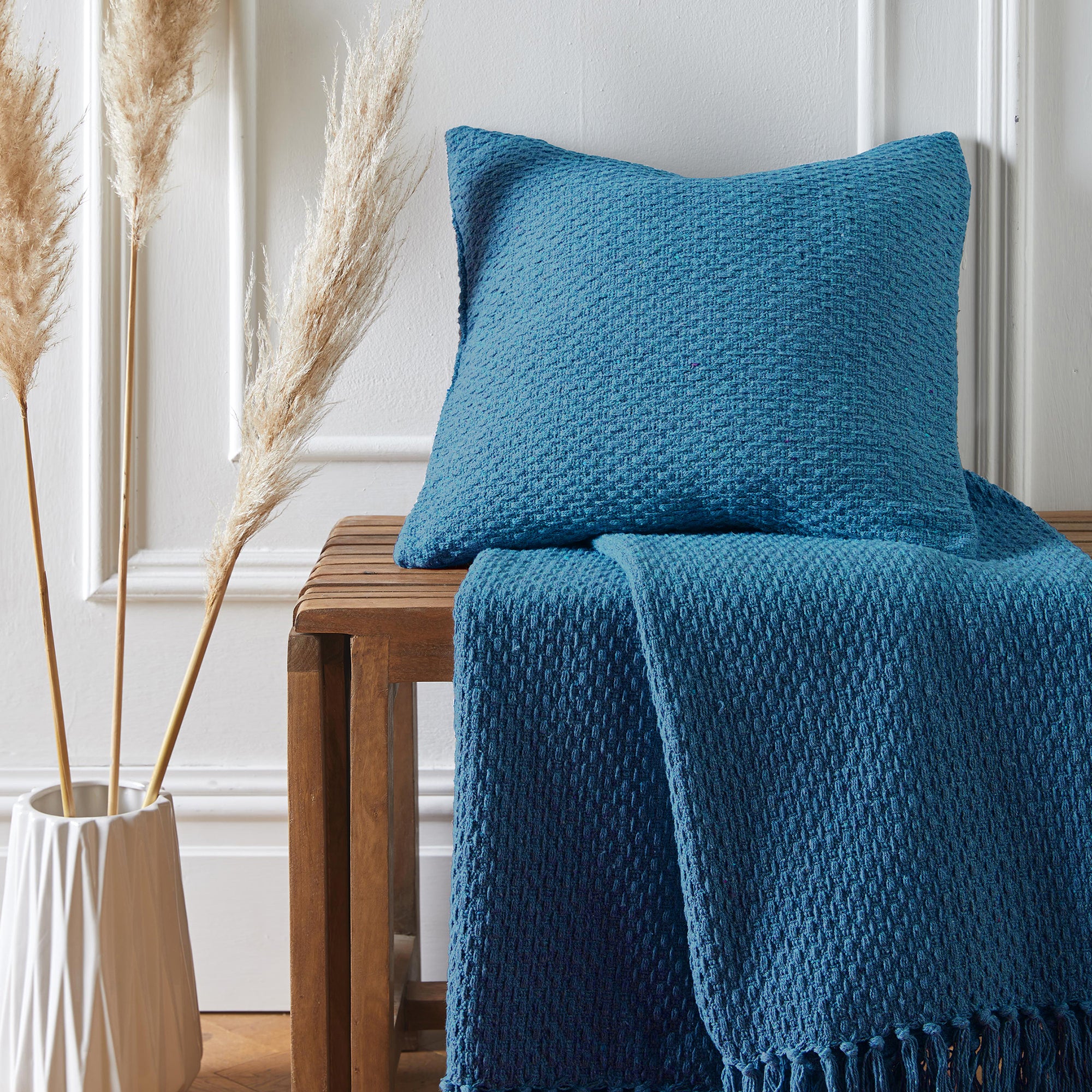 Cushion Hayden by Drift Home in Teal